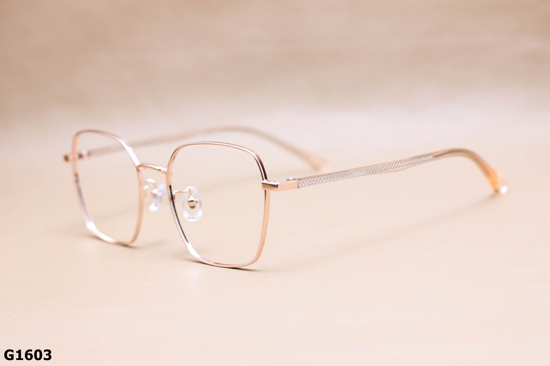 Gọng Kính Cận Vuông Thời Trang Unisex, Titanium Cao Cấp Thanh Mảnh - G1603