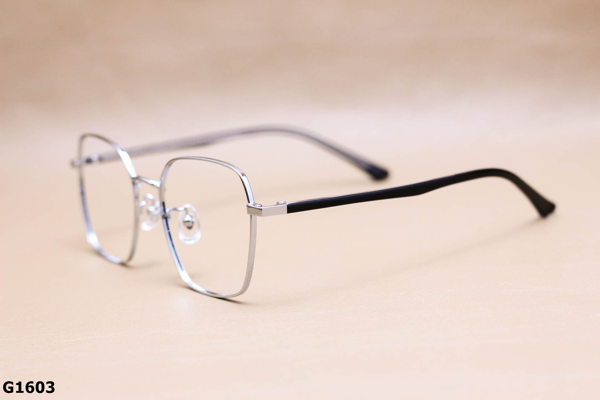 Gọng Kính Cận Vuông Thời Trang Unisex, Titanium Cao Cấp Thanh Mảnh - G1603
