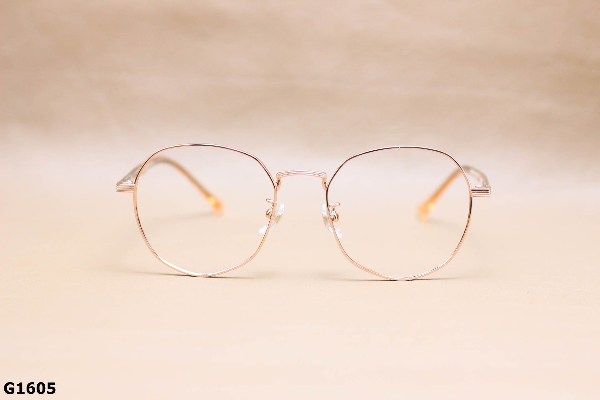 Gọng Kính Cận Tròn Thời Trang Unisex, Titanium Cao Cấp Thanh Mảnh - G1605
