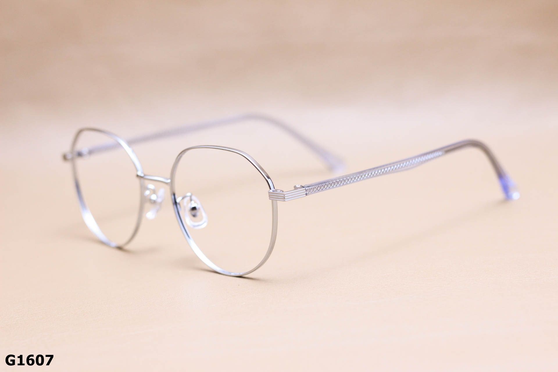 Gọng Kính Cận Tròn Thời Trang Unisex, Titanium Cao Cấp Thanh Mảnh - G1607