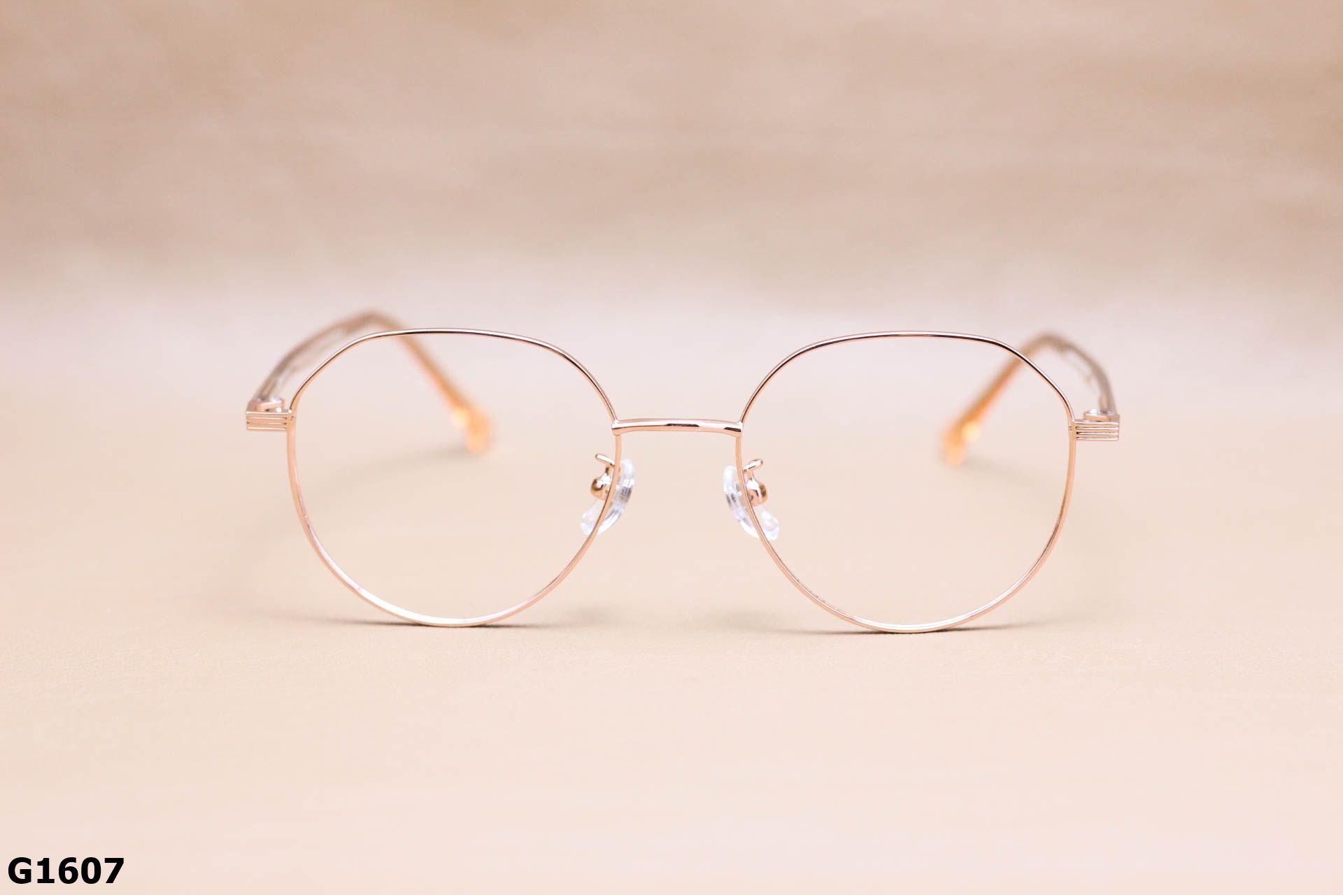Gọng Kính Cận Tròn Thời Trang Unisex, Titanium Cao Cấp Thanh Mảnh - G1607