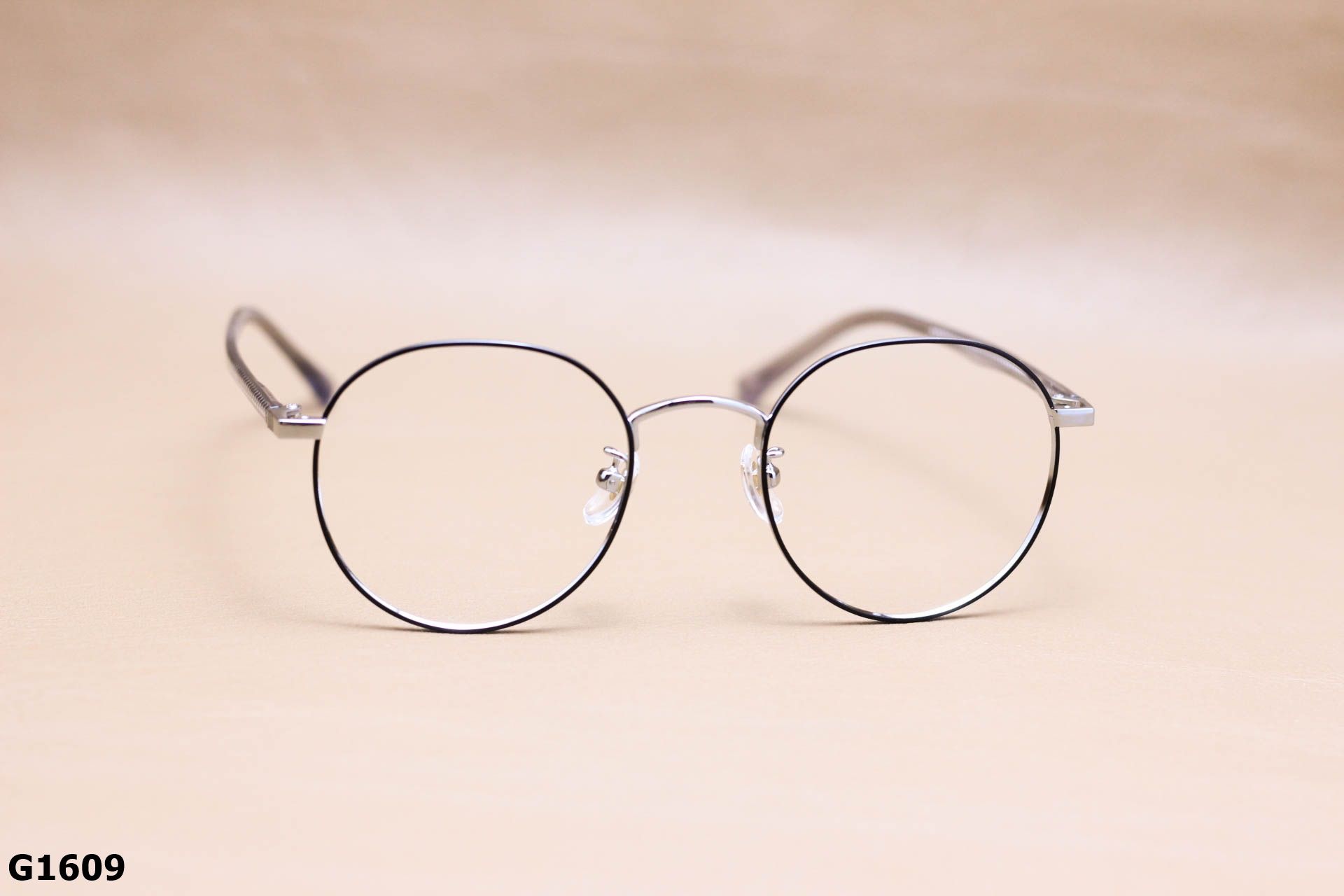 Gọng Kính Cận Tròn Thời Trang Unisex, Titanium Cao Cấp Thanh Mảnh - G1609