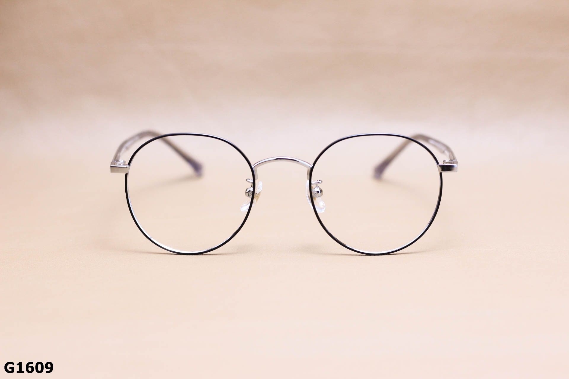 Gọng Kính Cận Tròn Thời Trang Unisex, Titanium Cao Cấp Thanh Mảnh - G1609