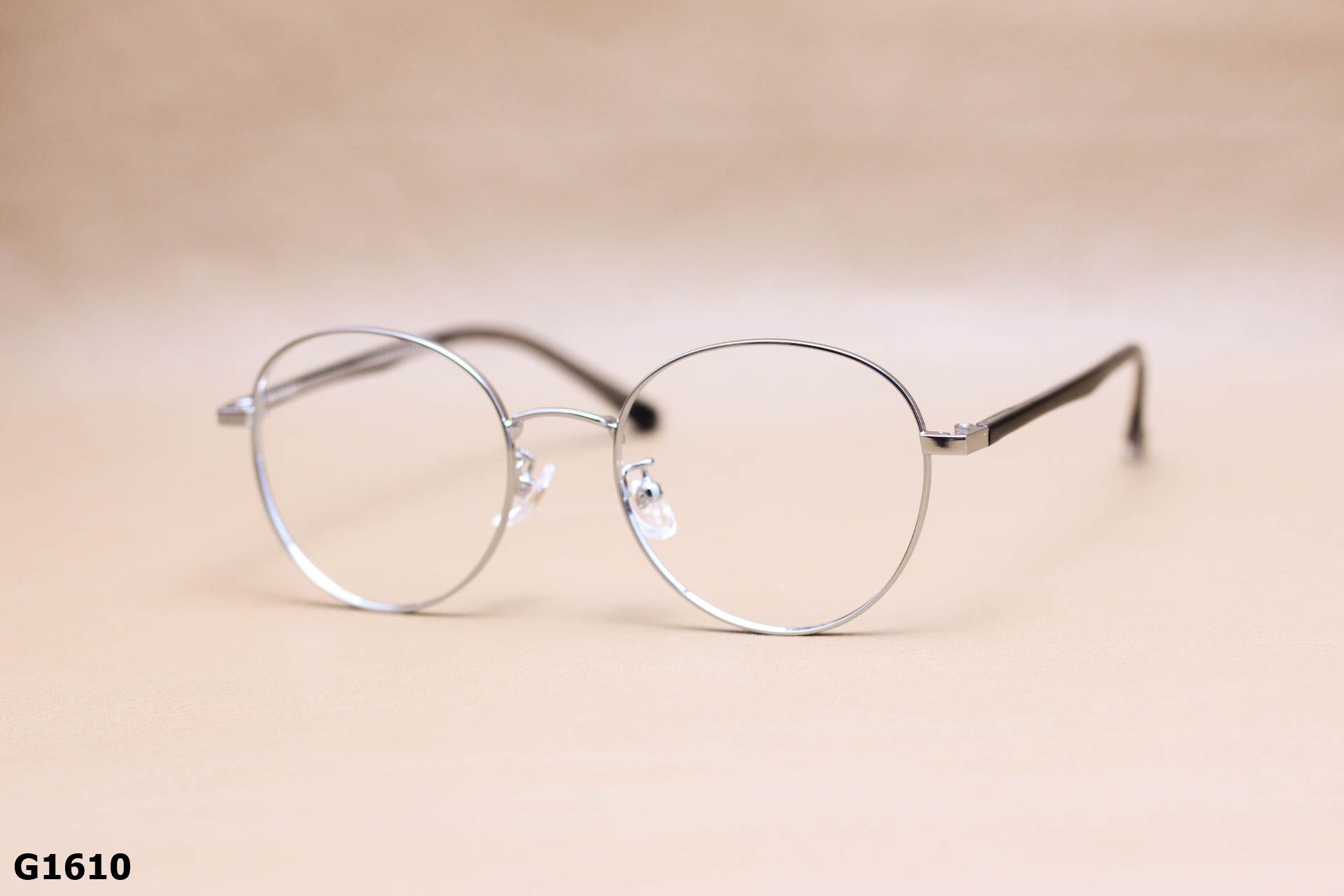 Gọng Kính Cận Tròn Thời Trang Unisex, Titanium Cao Cấp Thanh Mảnh - G1610