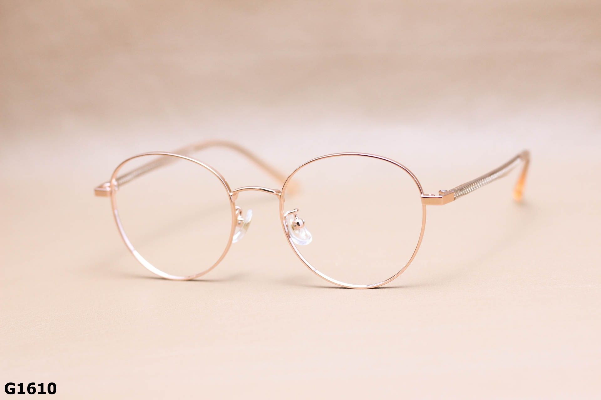 Gọng Kính Cận Tròn Thời Trang Unisex, Titanium Cao Cấp Thanh Mảnh - G1610