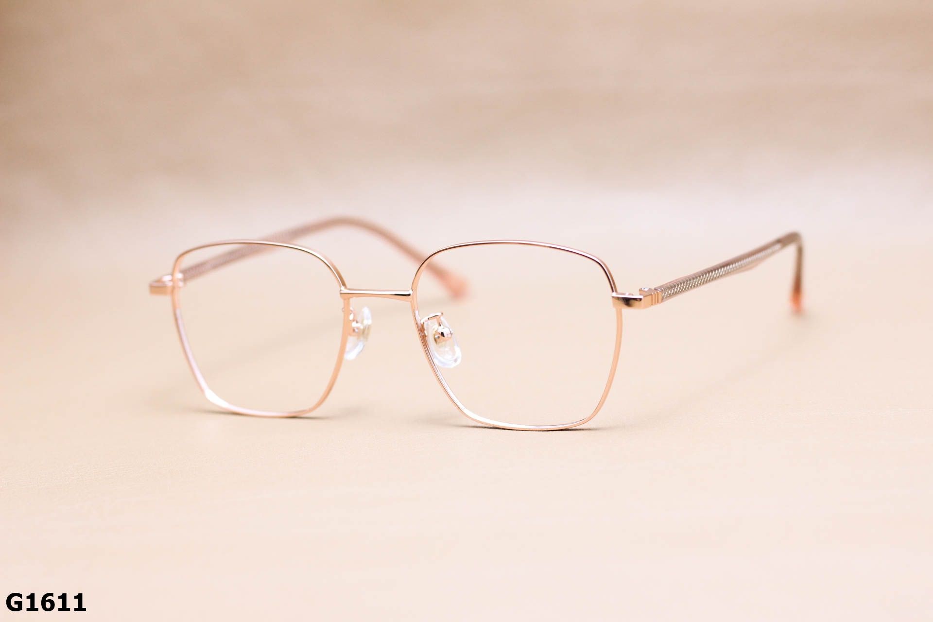 Gọng Kính Cận Vuông Thời Trang Unisex, Titanium Cao Cấp Thanh Mảnh - G1611