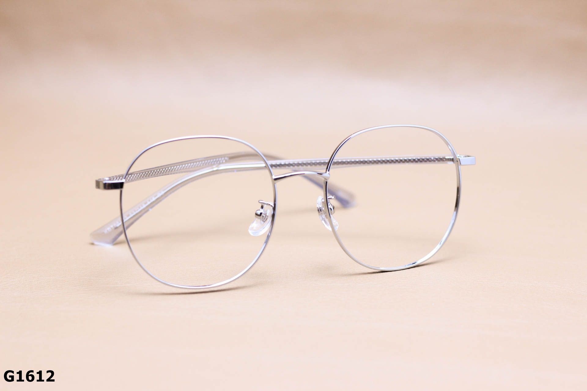 Gọng Kính Cận Tròn Thời Trang Unisex, Titanium Cao Cấp Thanh Mảnh - G1612