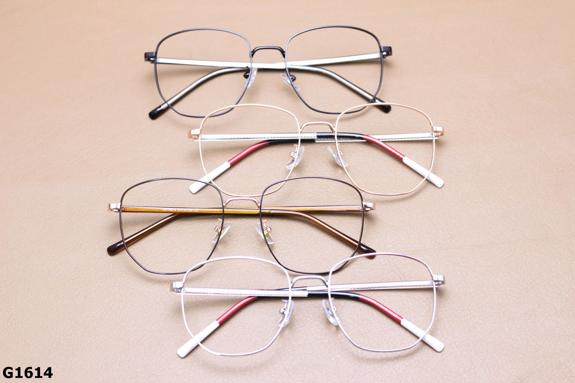 Gọng Kính Cận Lục Giác Thời Trang Unisex, Titanium Cao Cấp Thanh Mảnh - G1614