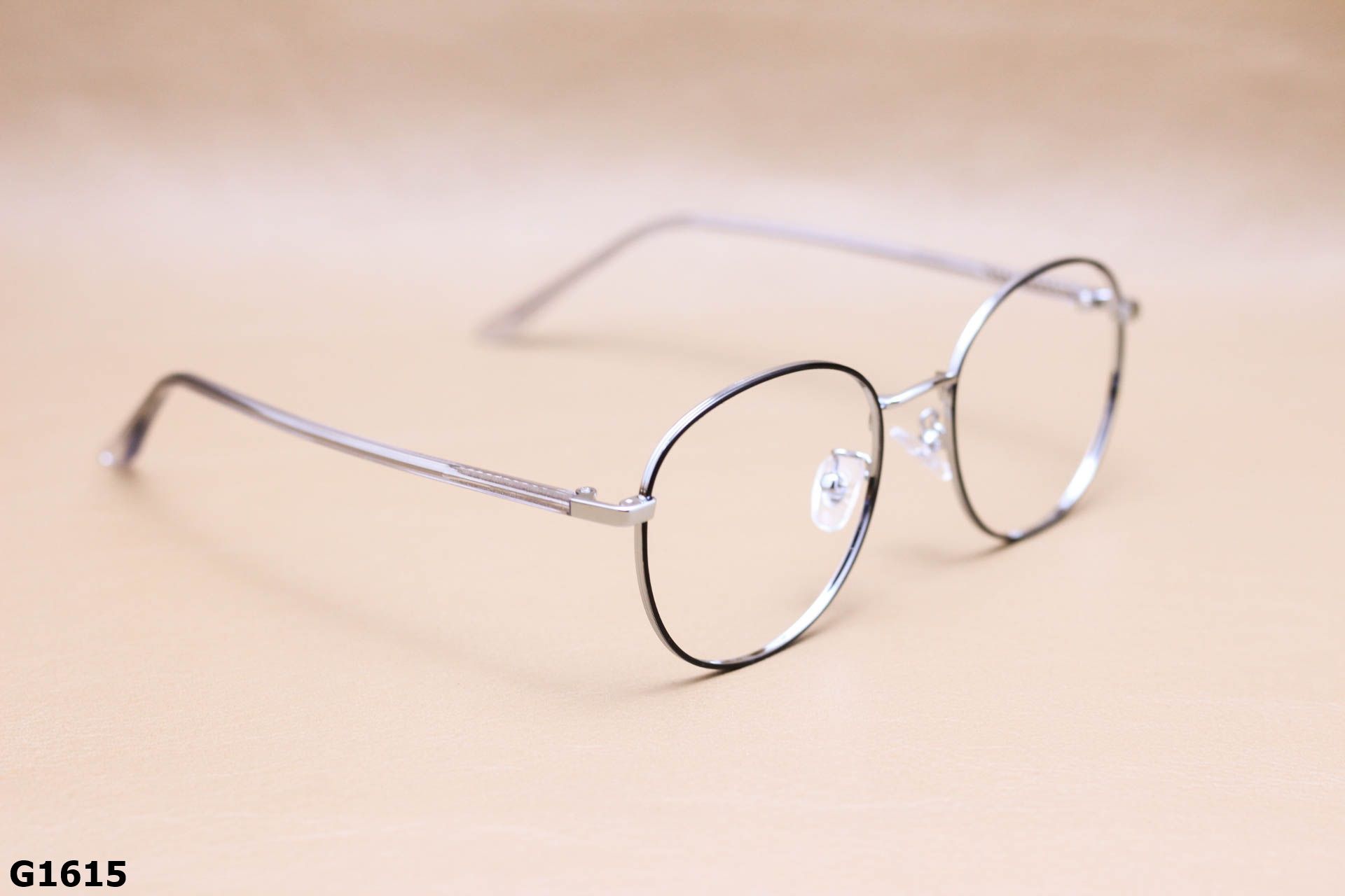 Gọng Kính Cận Tròn Thời Trang Unisex, Titanium Cao Cấp Thanh Mảnh - G1615