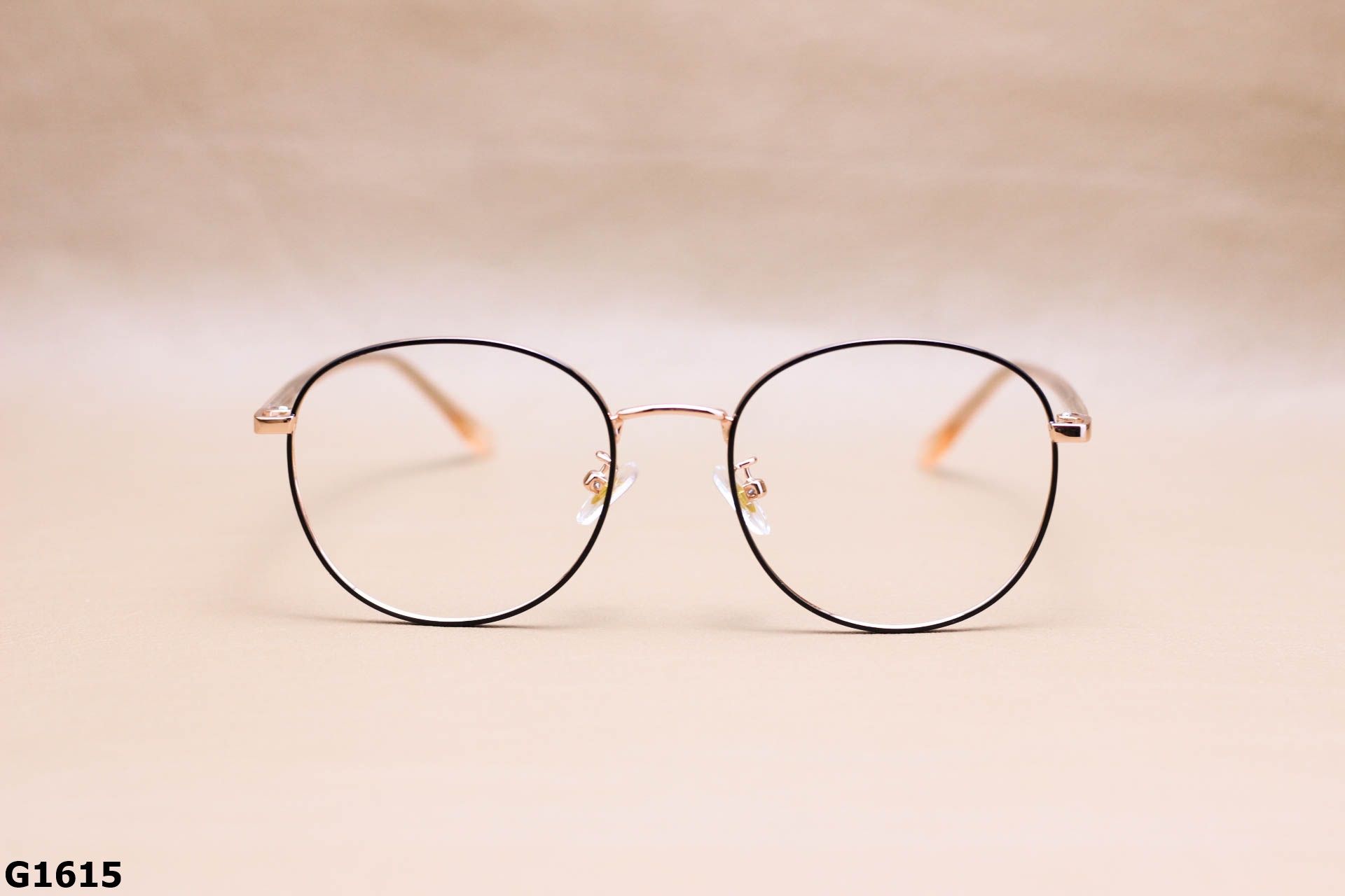 Gọng Kính Cận Tròn Thời Trang Unisex, Titanium Cao Cấp Thanh Mảnh - G1615