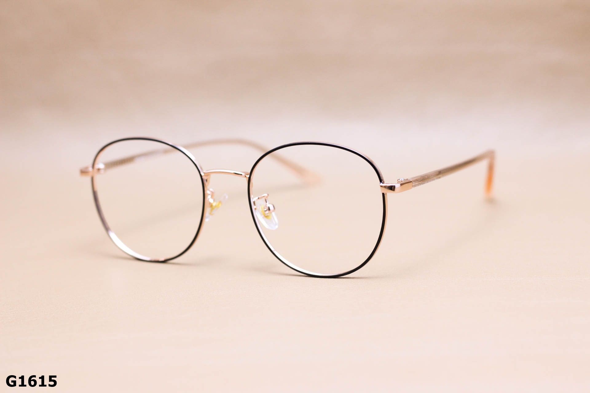 Gọng Kính Cận Tròn Thời Trang Unisex, Titanium Cao Cấp Thanh Mảnh - G1615