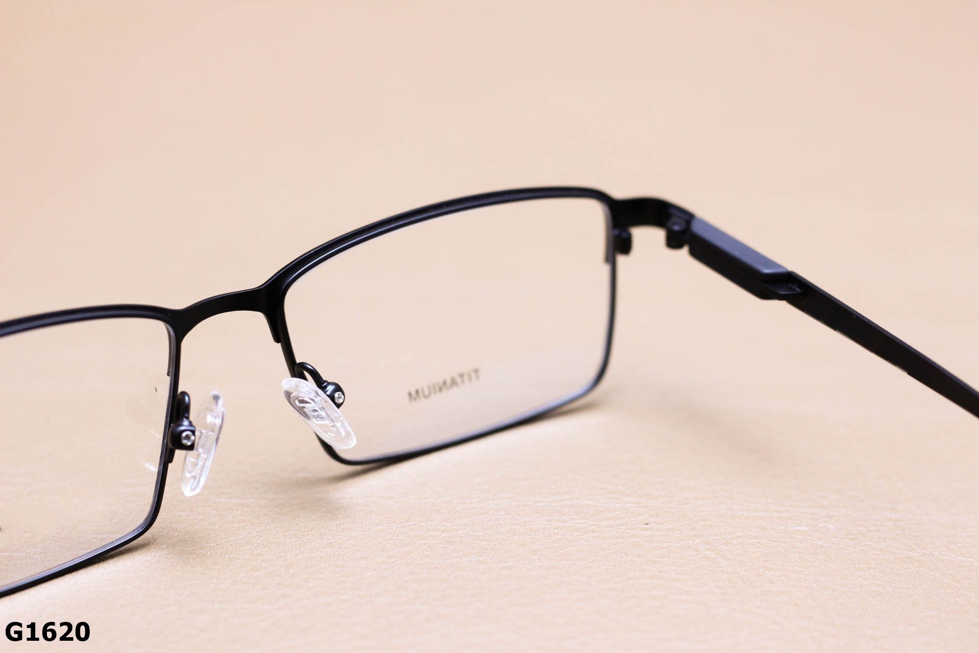 Gọng Kính Cận Vuông Titanium Thanh Mảnh, Thời Trang Nam Cao Cấp - G1620