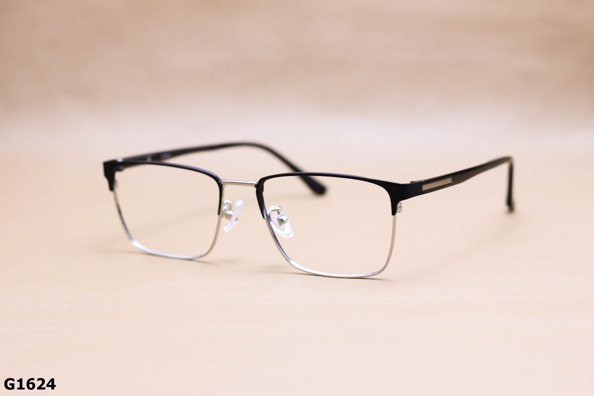 Gọng Kính Cận Hợp Kim Cao Cấp, Dáng Vuông Thanh Mảnh Unisex - G1624
