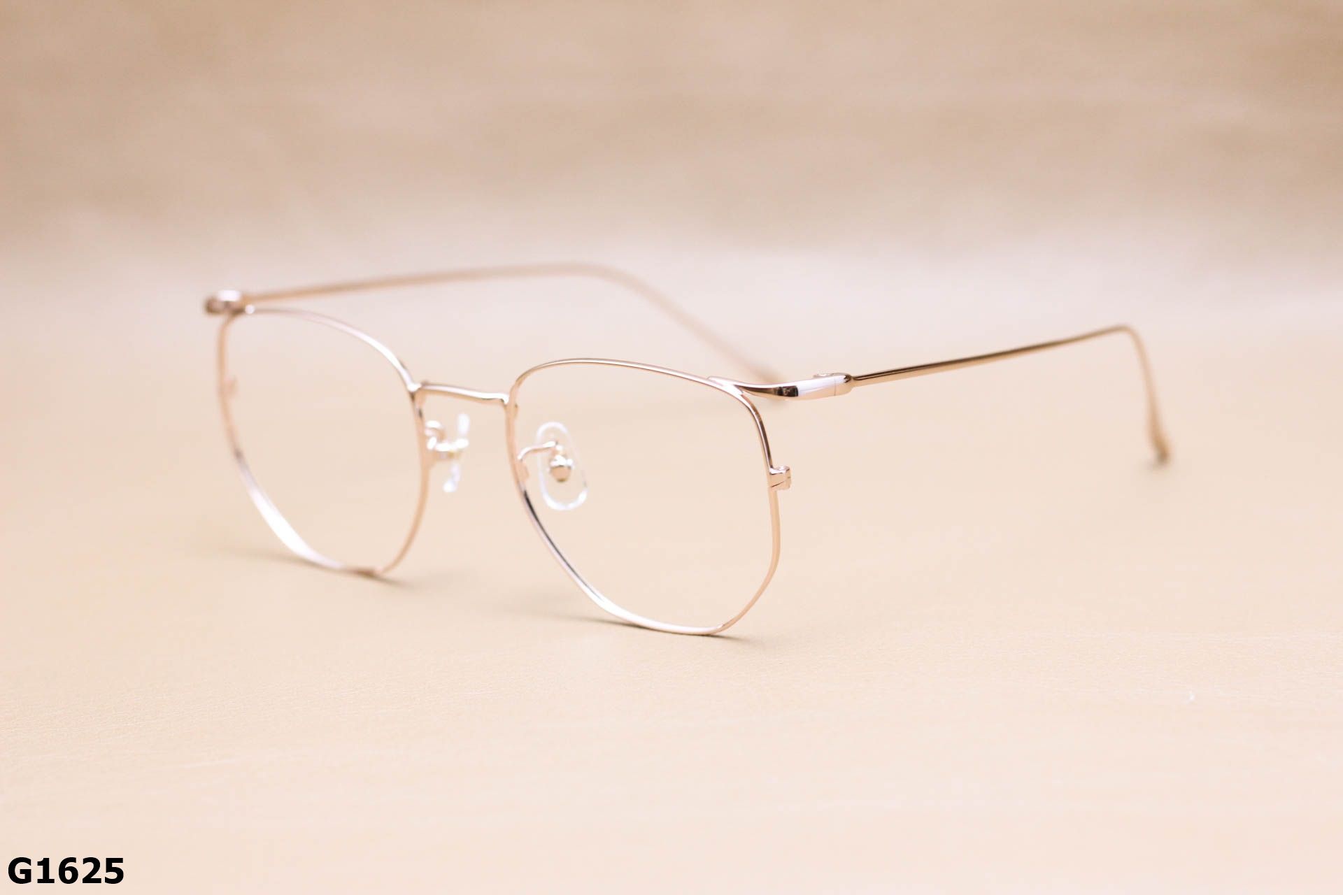 Gọng Kính Cận Titanium Lục Giác Thanh Mảnh, Thời Trang Cao Cấp Unisex - G1625