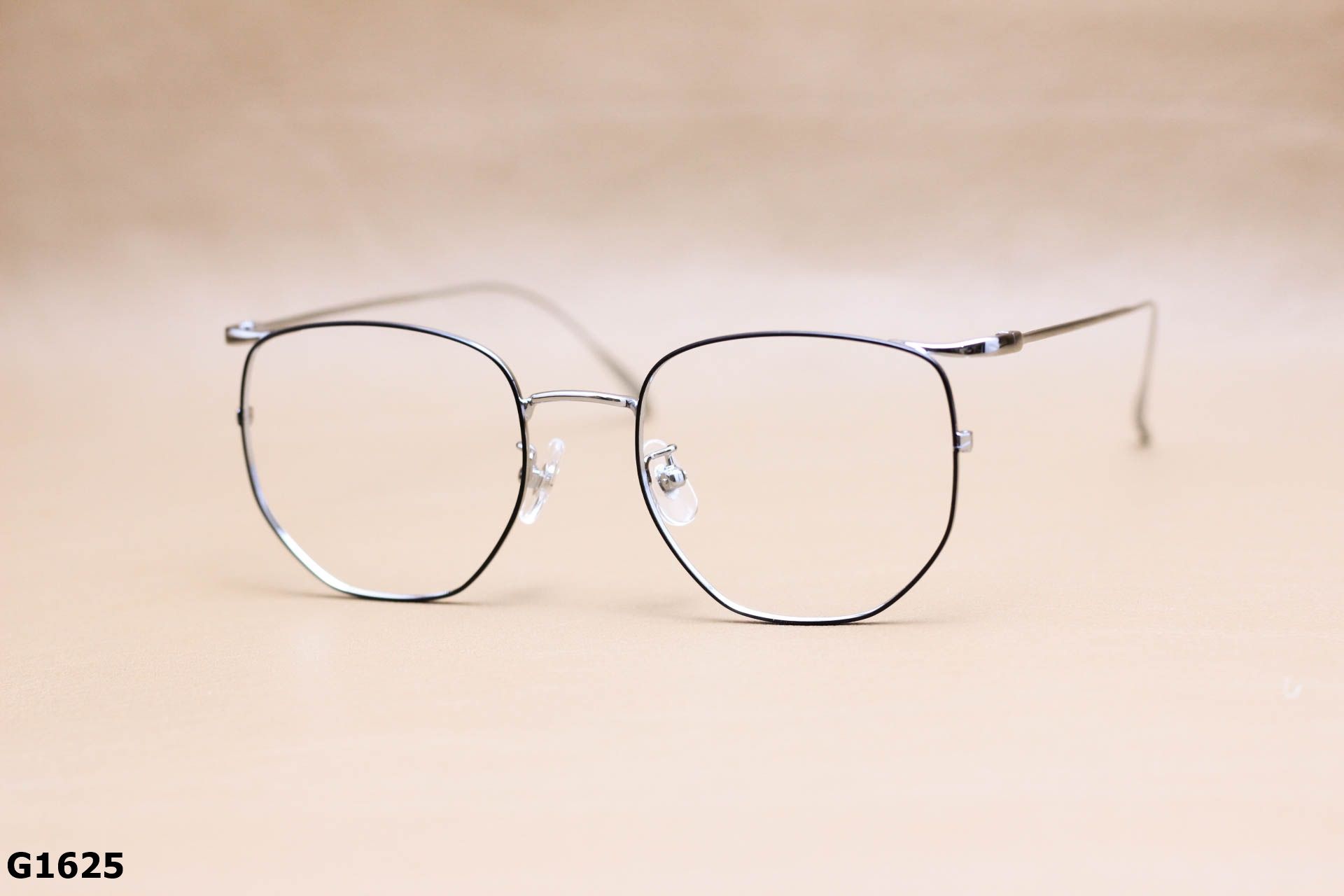 Gọng Kính Cận Titanium Lục Giác Thanh Mảnh, Thời Trang Cao Cấp Unisex - G1625