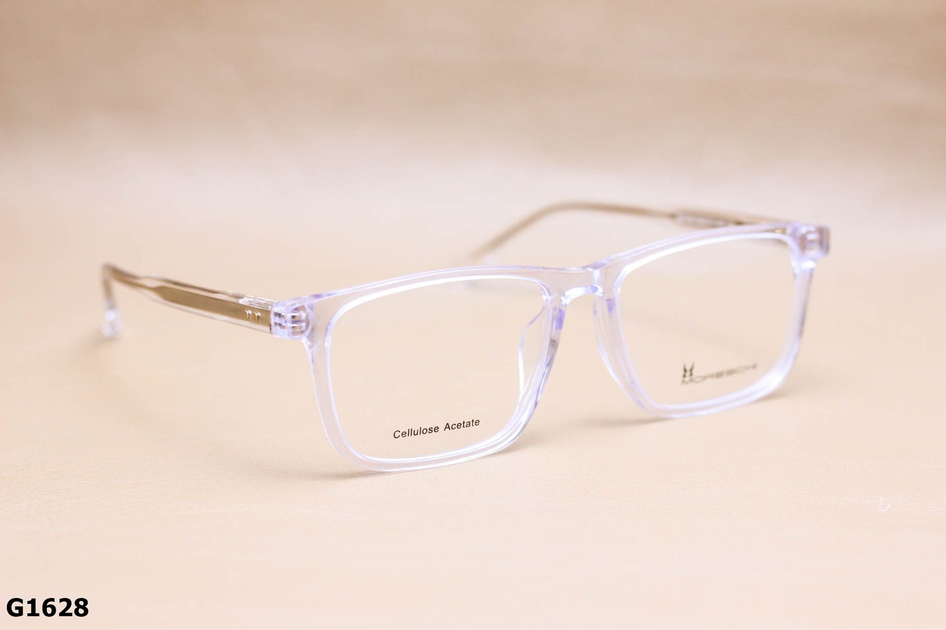 Gọng Kính Cận Cao Cấp Nhựa Acetate Nguyên Khối Thời Trang Nam - G1628
