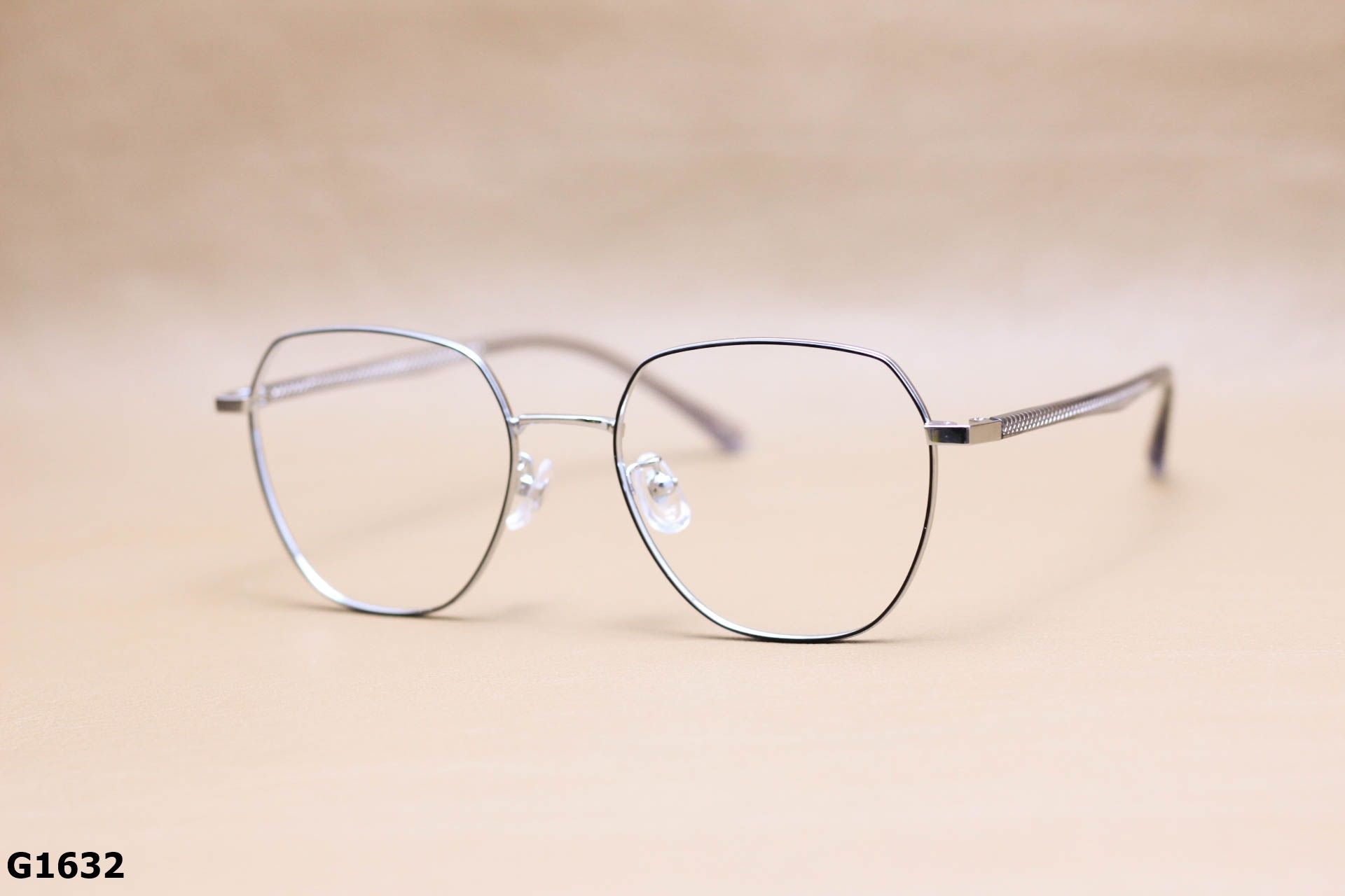 Gọng Kính Cận Lục Giác Thời Trang Unisex, Titanium Cao Cấp Thanh Mảnh - G1632