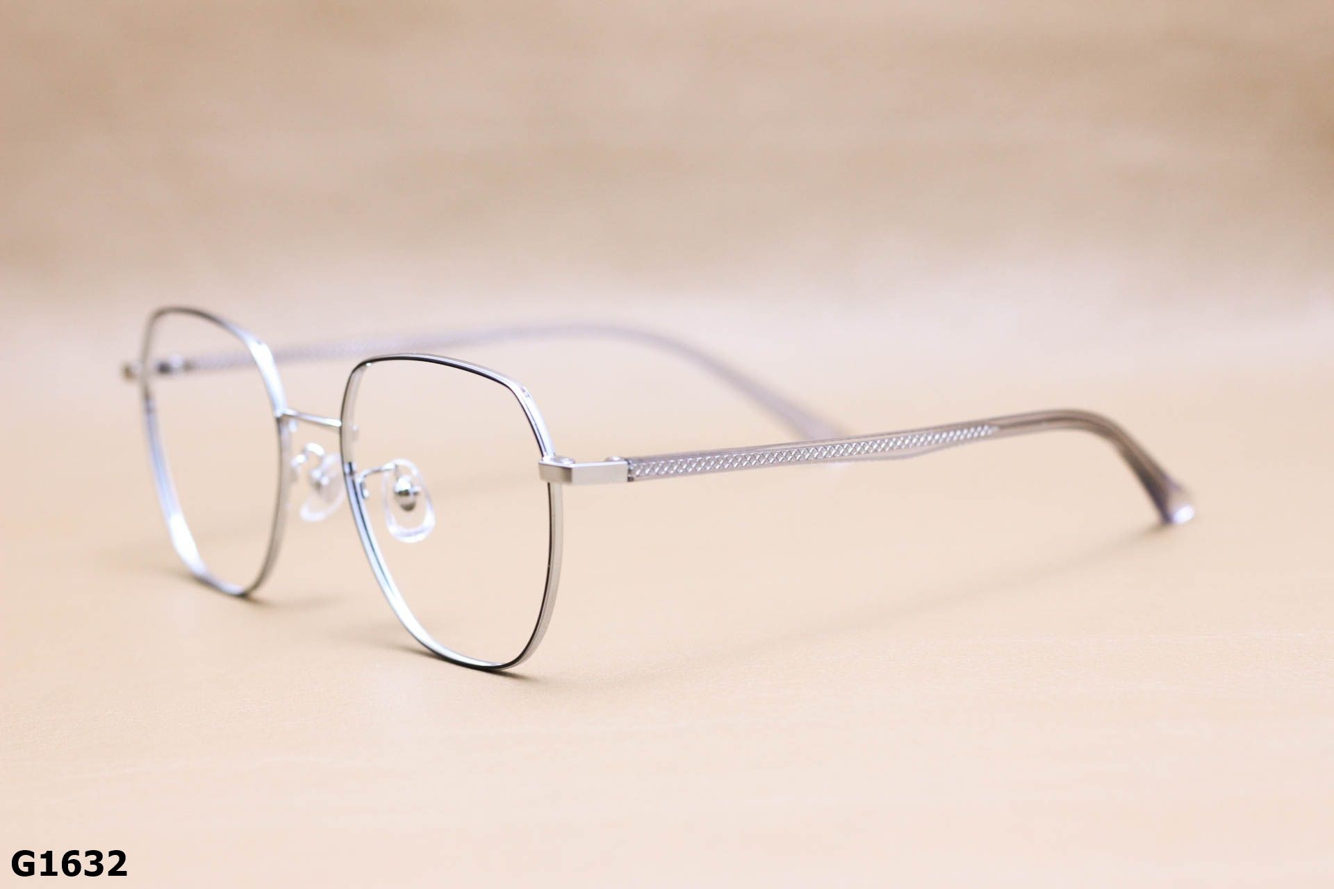 Gọng Kính Cận Lục Giác Thời Trang Unisex, Titanium Cao Cấp Thanh Mảnh - G1632