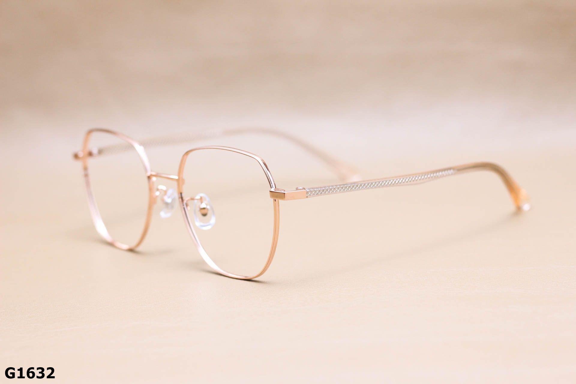 Gọng Kính Cận Lục Giác Thời Trang Unisex, Titanium Cao Cấp Thanh Mảnh - G1632