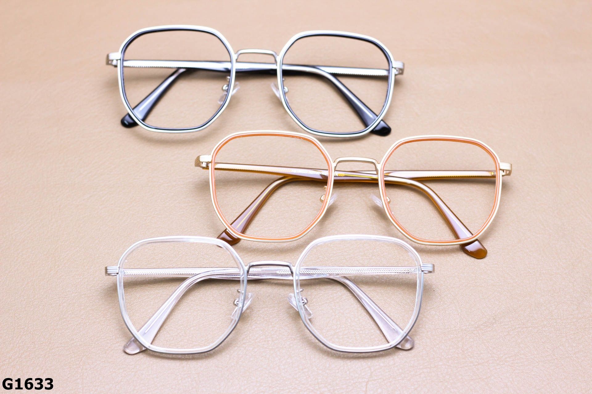 Gọng Kính Cận Vuông Thời Trang Unisex, Titanium Cao Cấp Thanh Mảnh - G1633