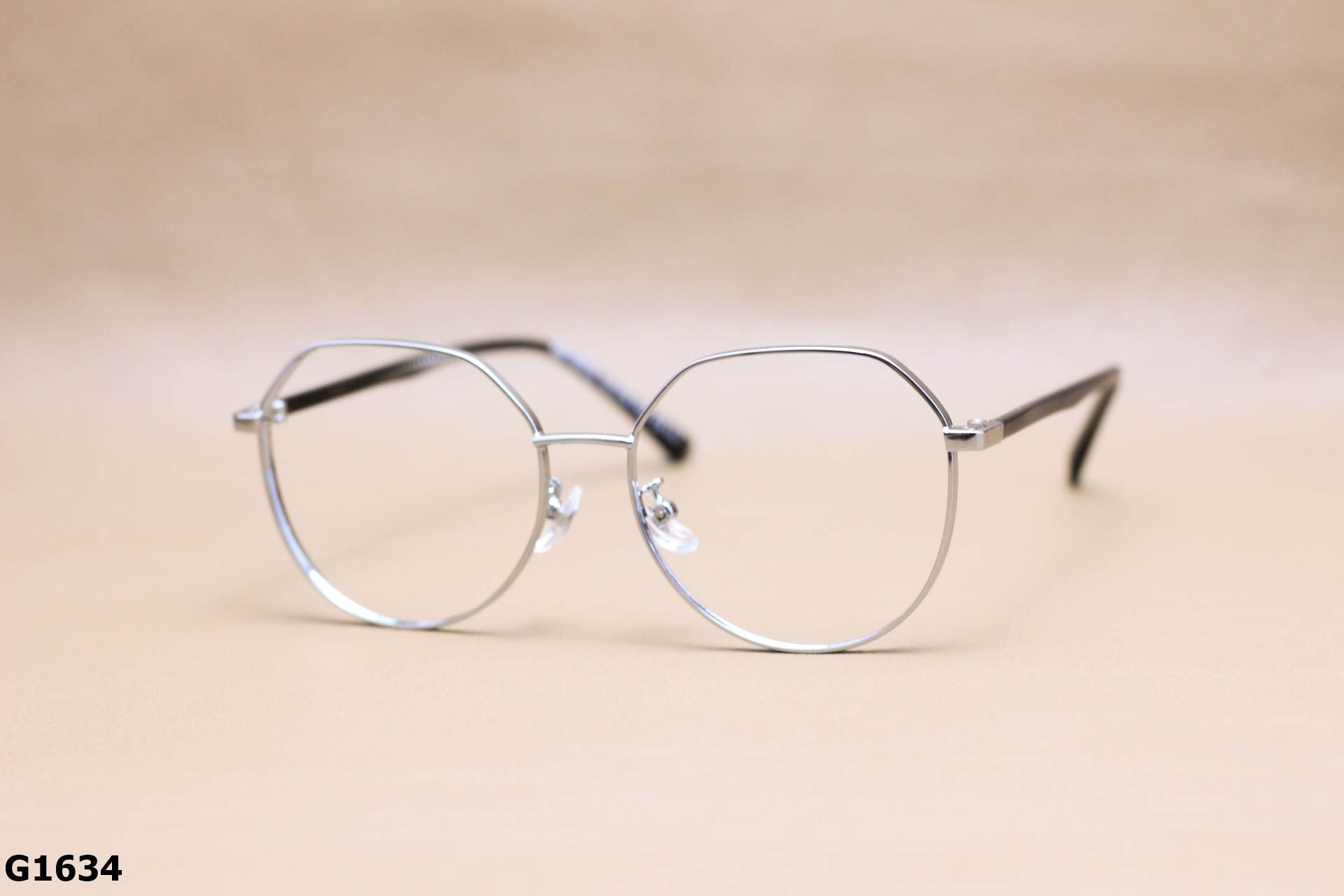 Gọng Kính Cận Lục Giác Thời Trang Unisex, Titanium Cao Cấp Thanh Mảnh - G1634