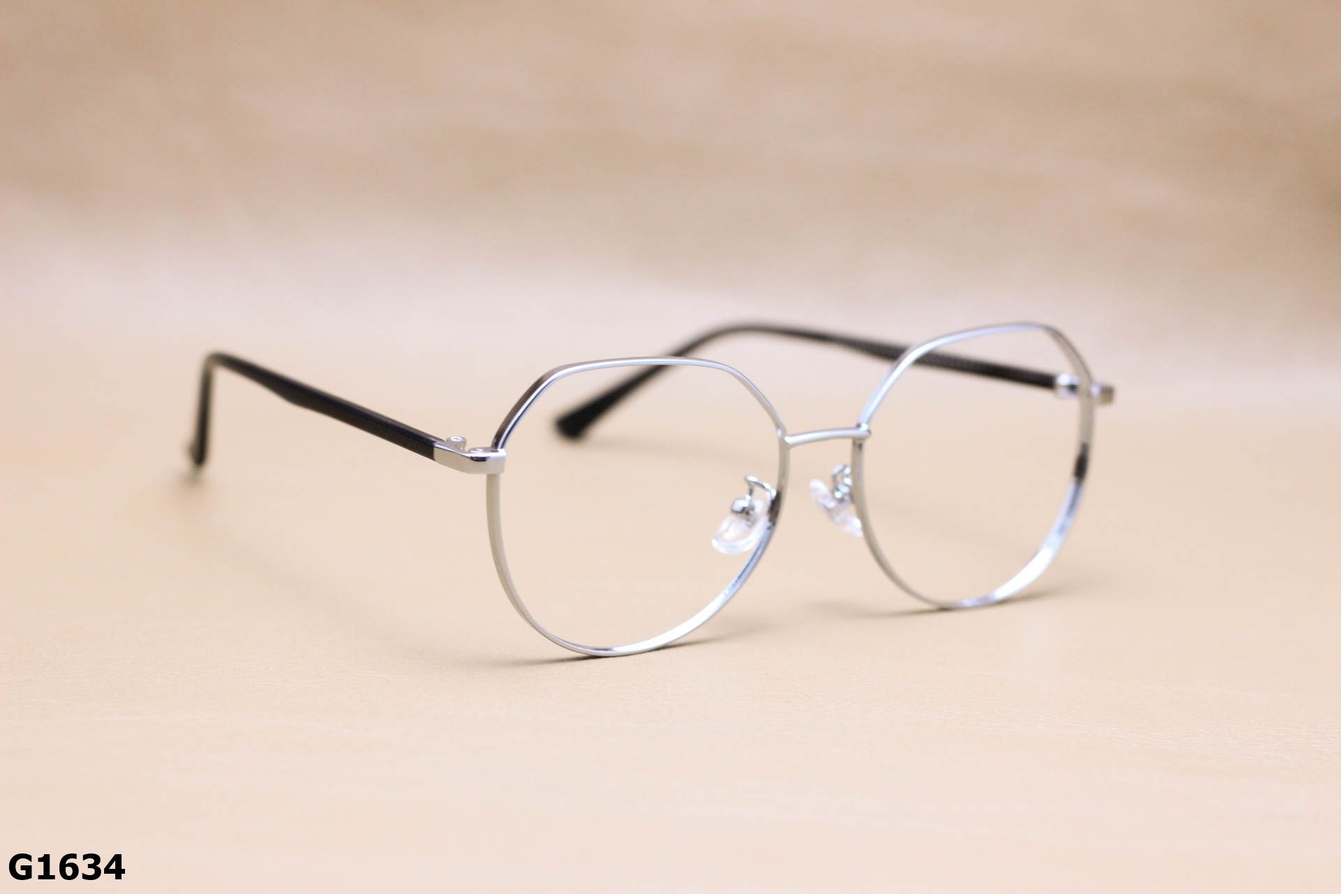 Gọng Kính Cận Lục Giác Thời Trang Unisex, Titanium Cao Cấp Thanh Mảnh - G1634