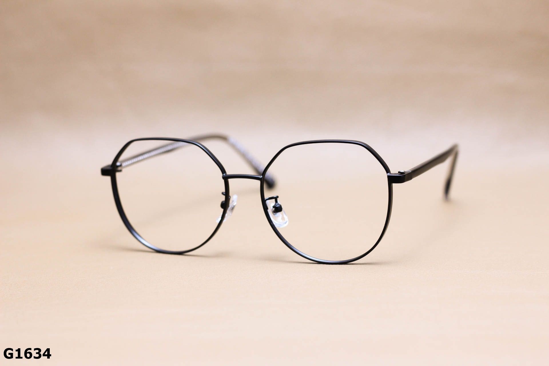 Gọng Kính Cận Lục Giác Thời Trang Unisex, Titanium Cao Cấp Thanh Mảnh - G1634