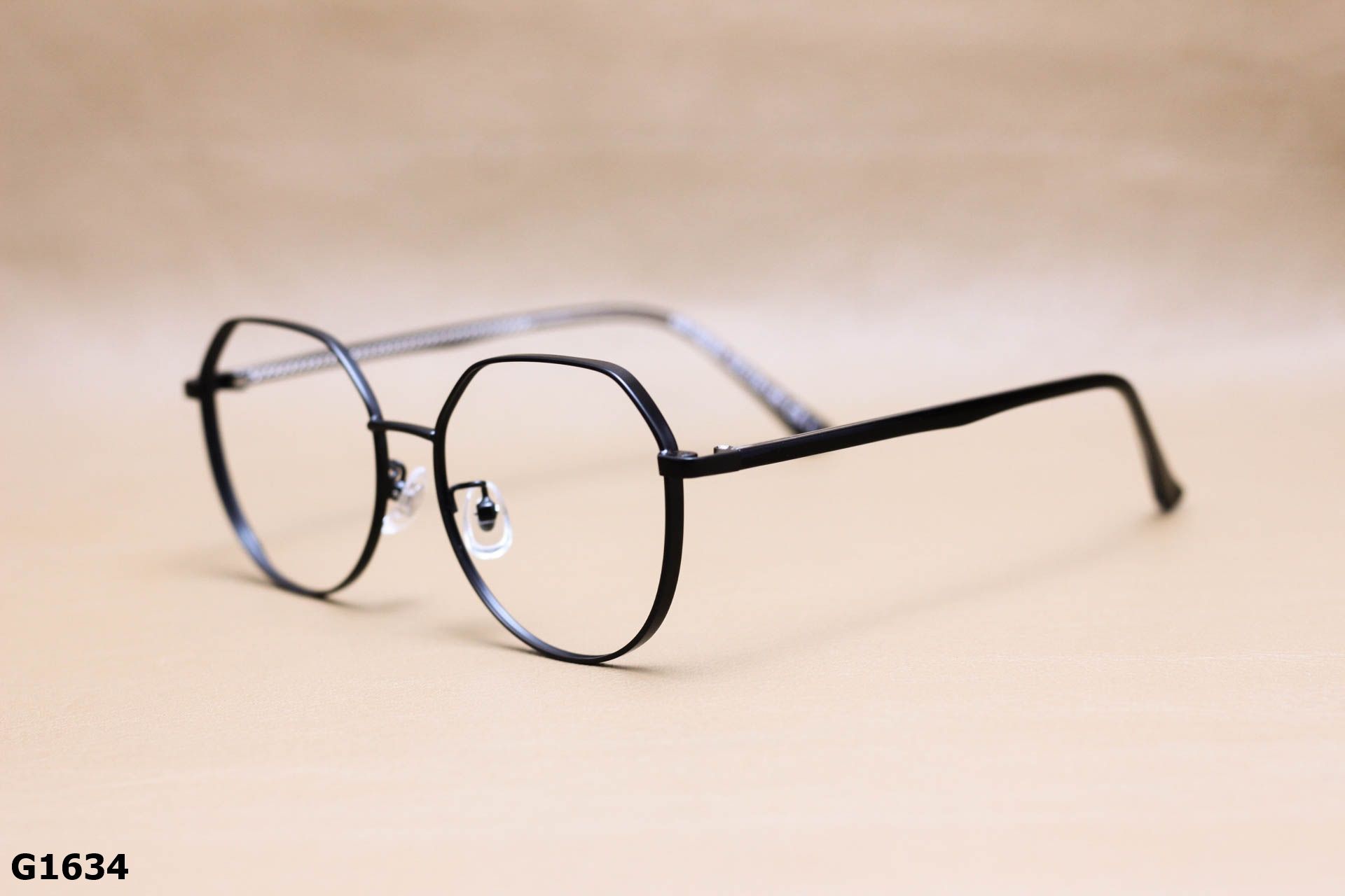 Gọng Kính Cận Lục Giác Thời Trang Unisex, Titanium Cao Cấp Thanh Mảnh - G1634
