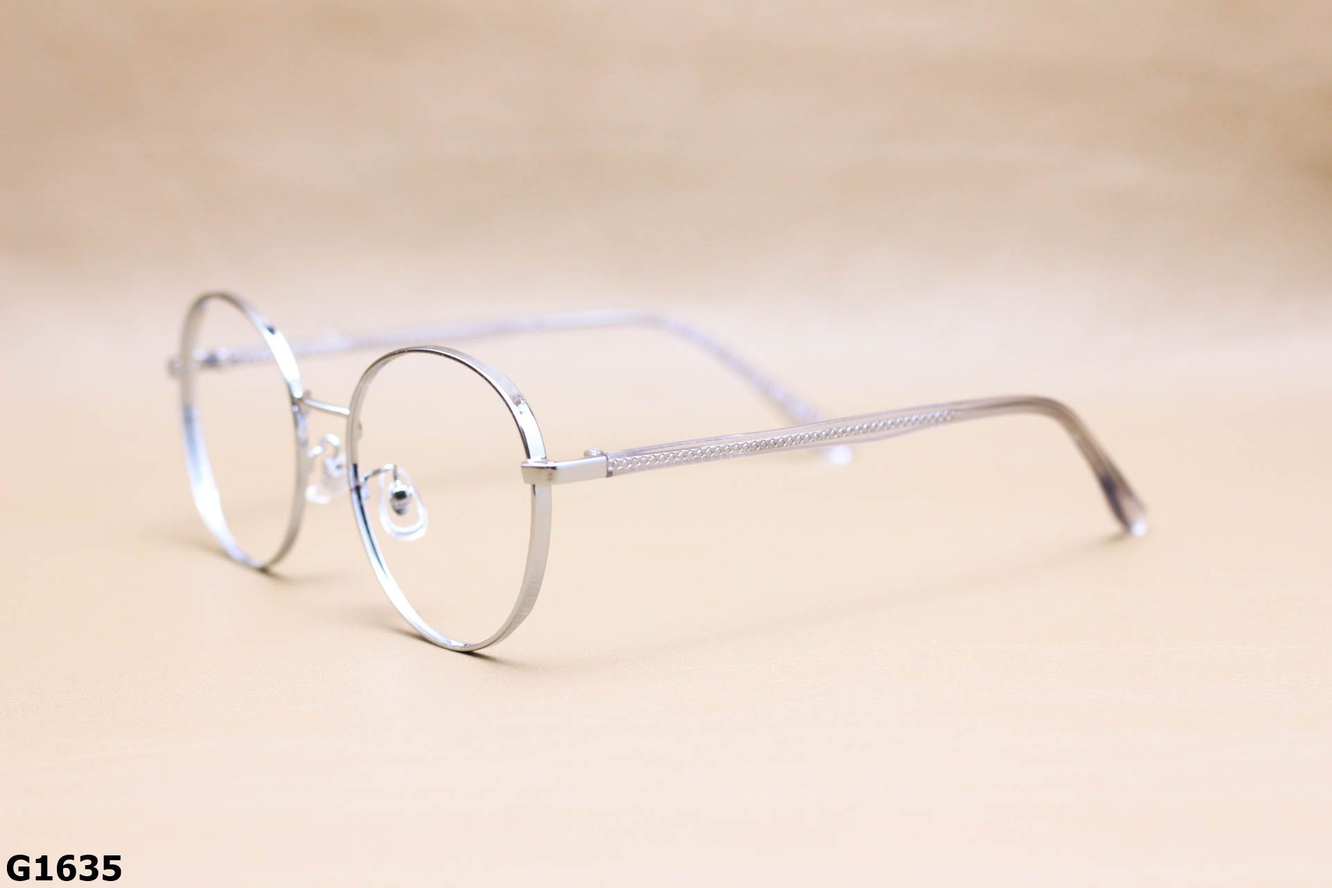 Gọng Kính Cận Tròn Thời Trang Unisex, Titanium Cao Cấp Thanh Mảnh - G1635