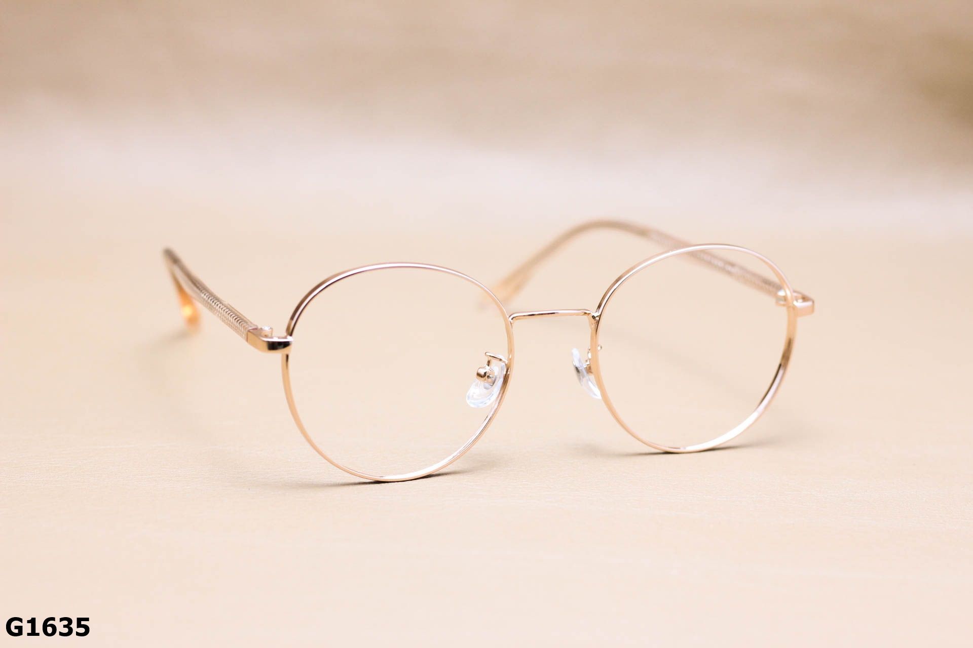Gọng Kính Cận Tròn Thời Trang Unisex, Titanium Cao Cấp Thanh Mảnh - G1635