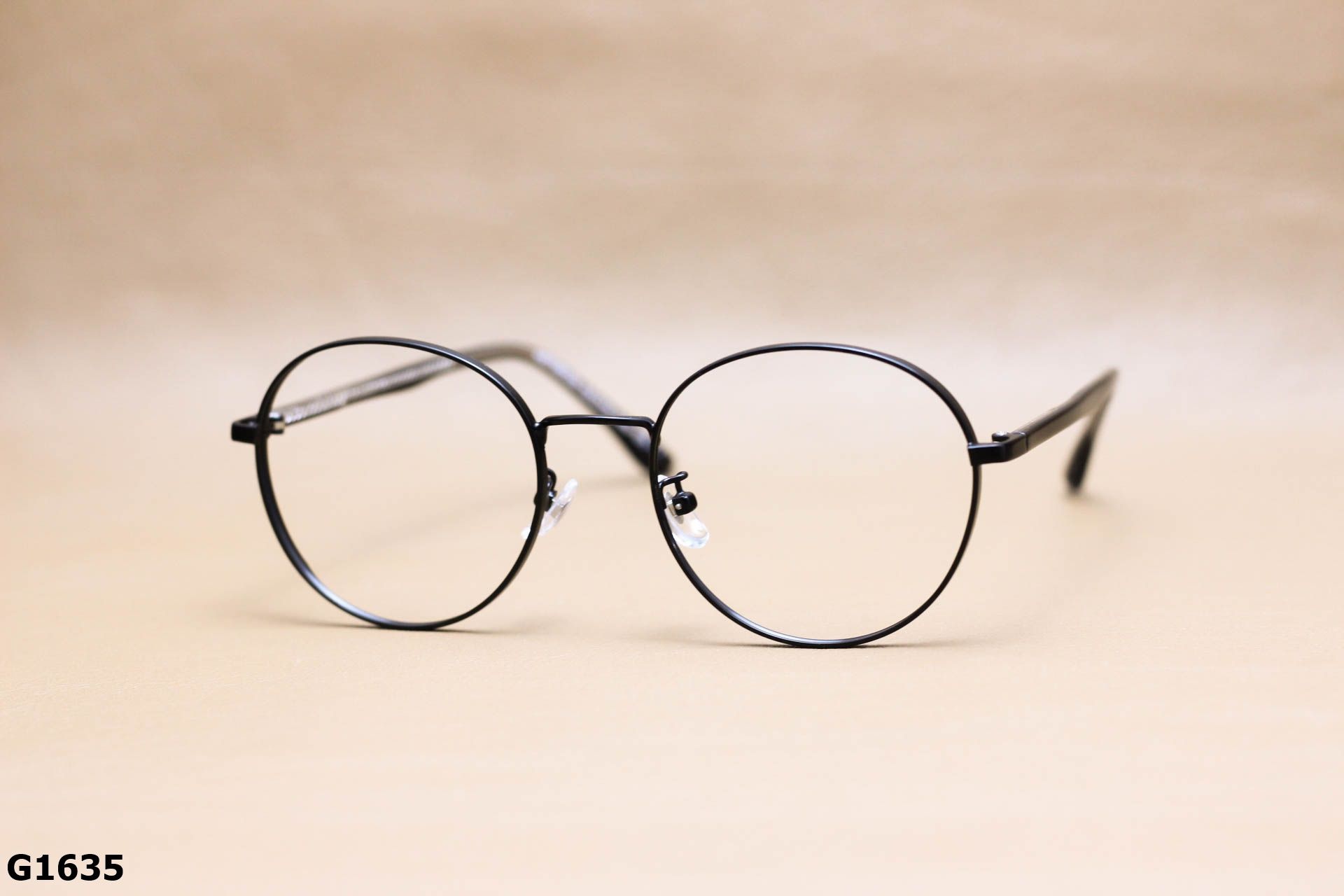 Gọng Kính Cận Tròn Thời Trang Unisex, Titanium Cao Cấp Thanh Mảnh - G1635
