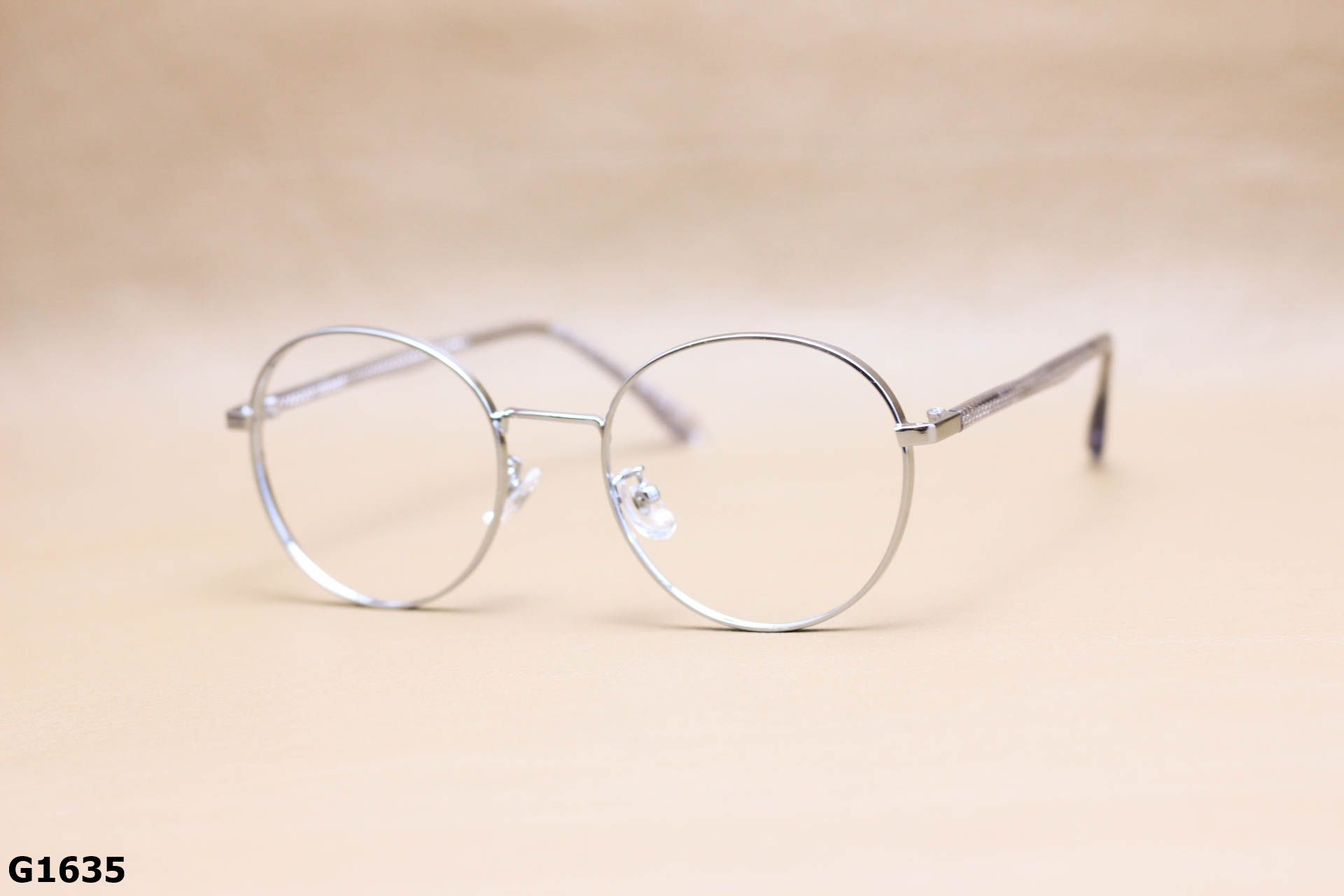 Gọng Kính Cận Tròn Thời Trang Unisex, Titanium Cao Cấp Thanh Mảnh - G1635