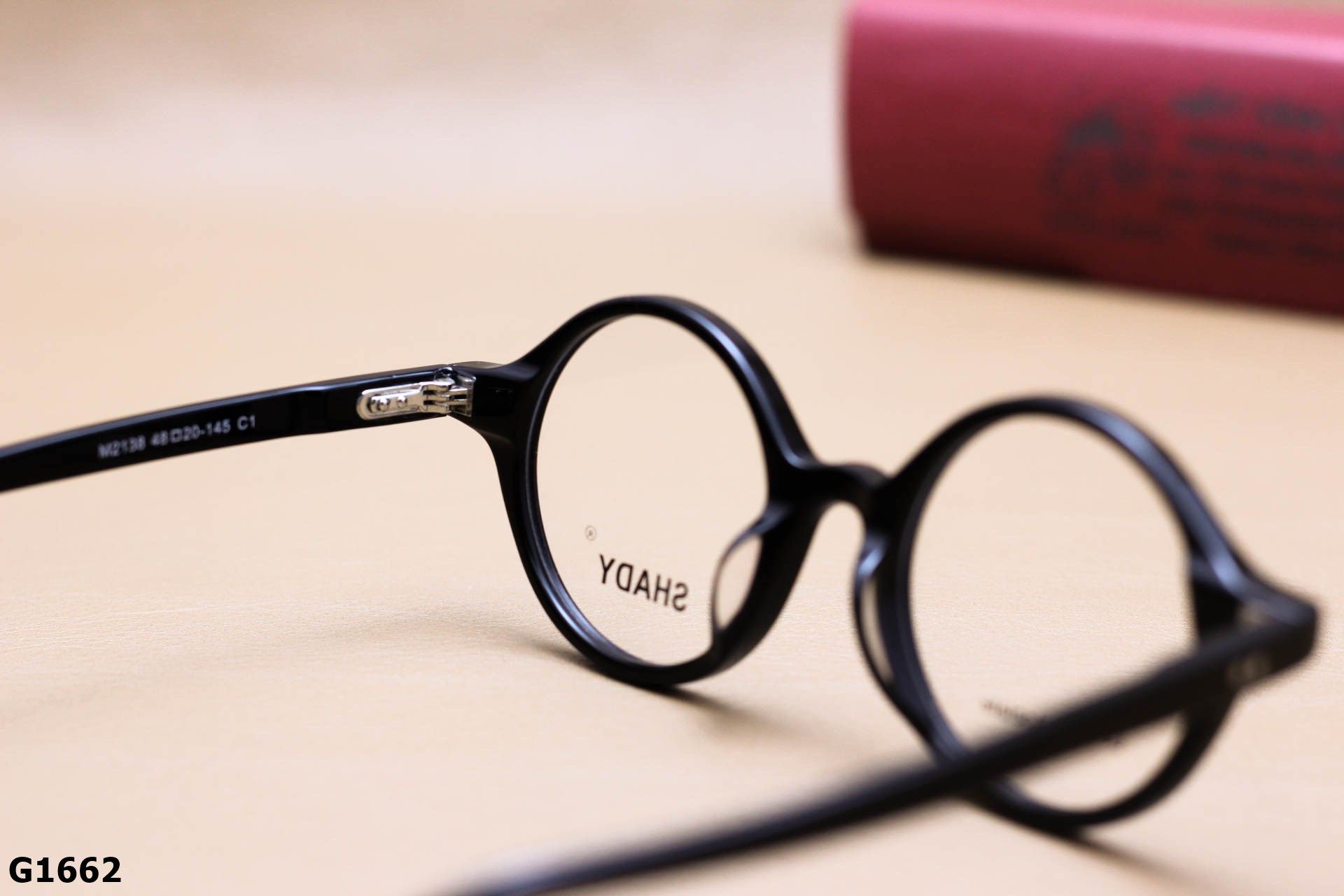 Gọng Kính Cận SHADY Dáng Tròn Unisex, Chất Nhựa Acetate Cao Cấp - G1662