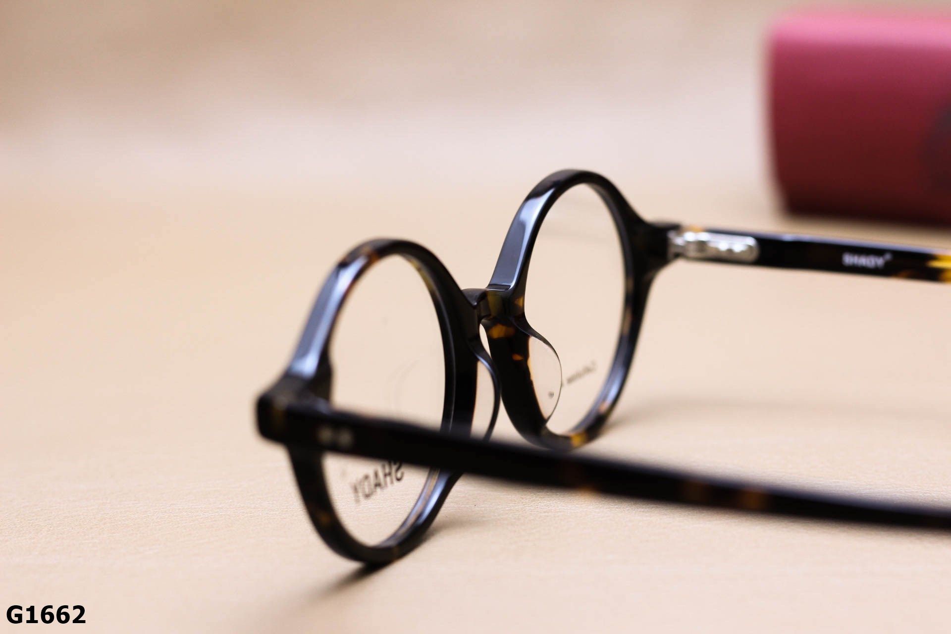 Gọng Kính Cận SHADY Dáng Tròn Unisex, Chất Nhựa Acetate Cao Cấp - G1662