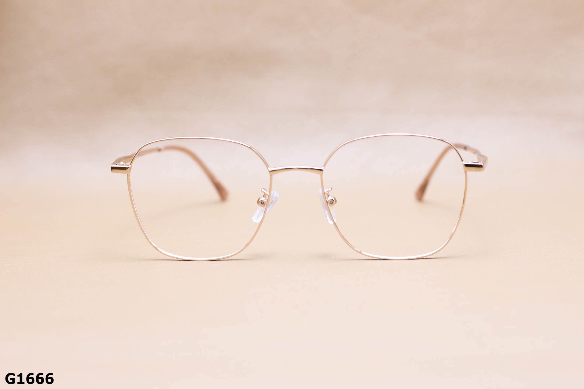 Gọng Kính Cận Vuông Bầu To Thời Trang, Hợp Kim Unisex Thanh Mảnh - G1666