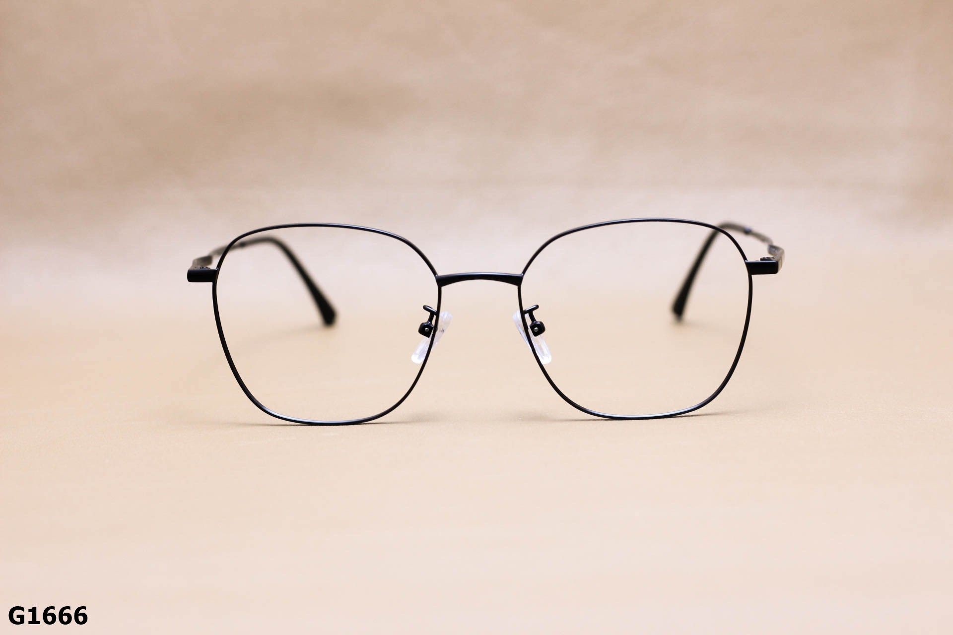 Gọng Kính Cận Vuông Bầu To Thời Trang, Hợp Kim Unisex Thanh Mảnh - G1666