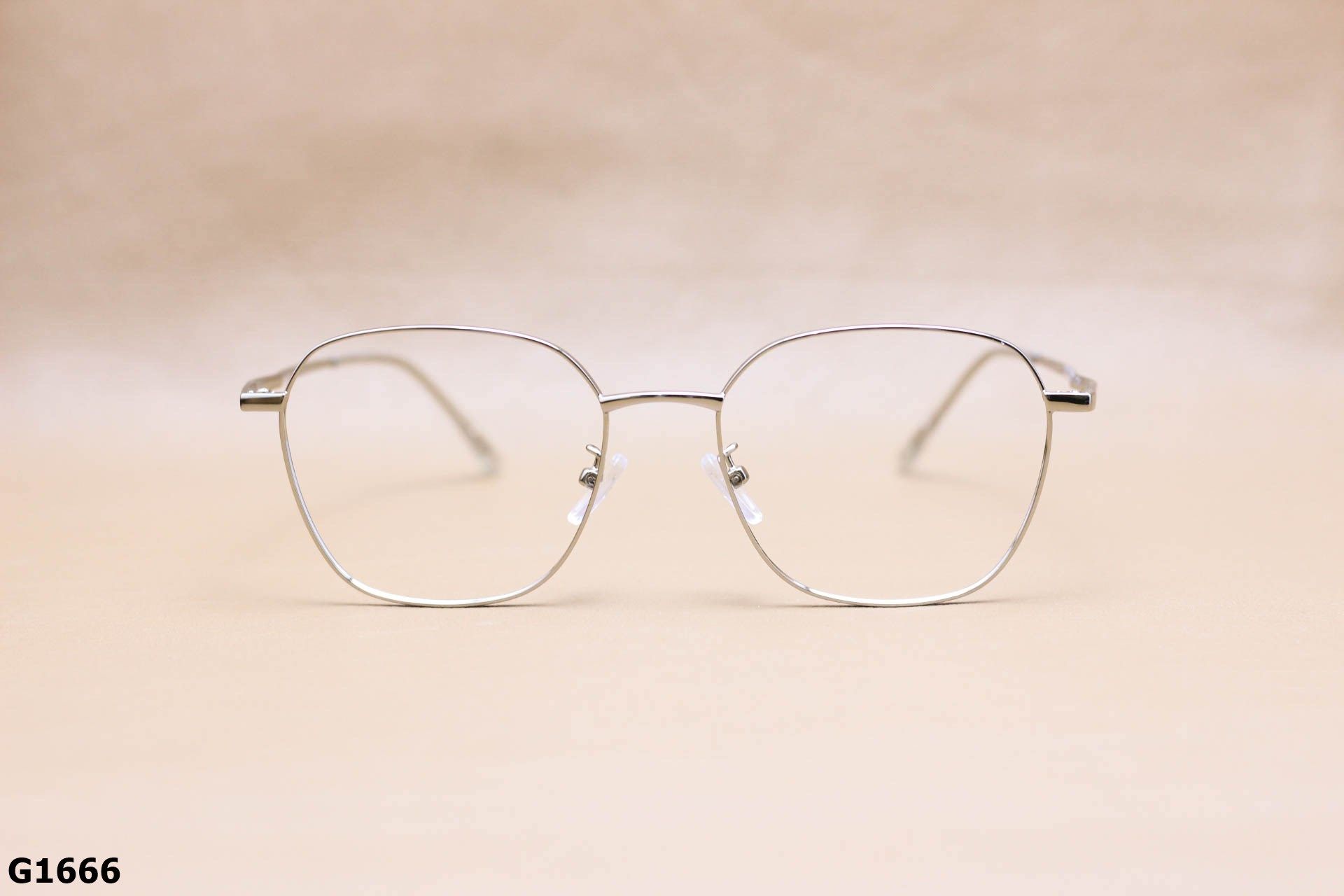 Gọng Kính Cận Vuông Bầu To Thời Trang, Hợp Kim Unisex Thanh Mảnh - G1666