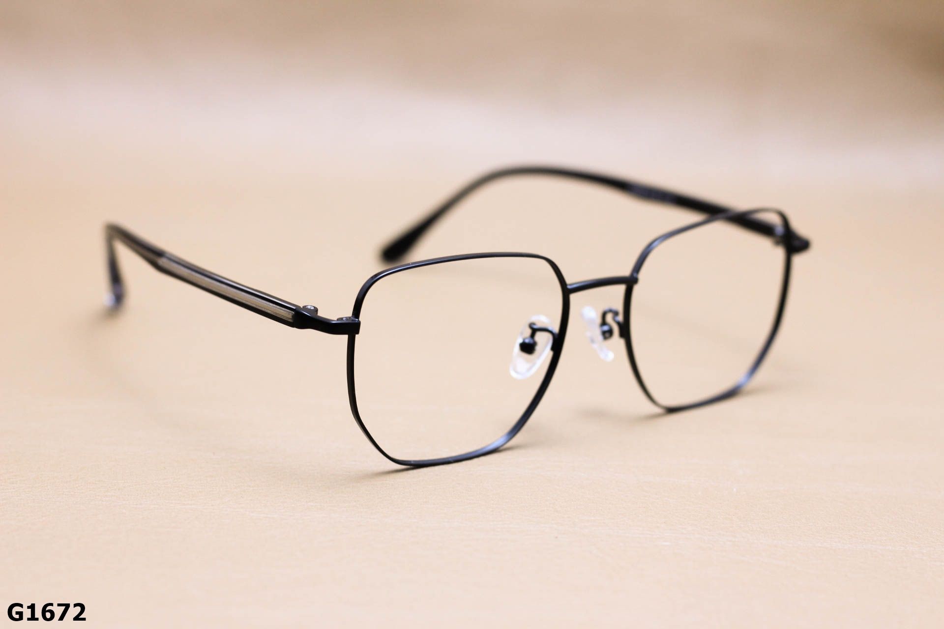 Gọng Kính Cận Hợp Kim Dáng Vuông Góc Cạnh Thời Trang Unisex - G1672
