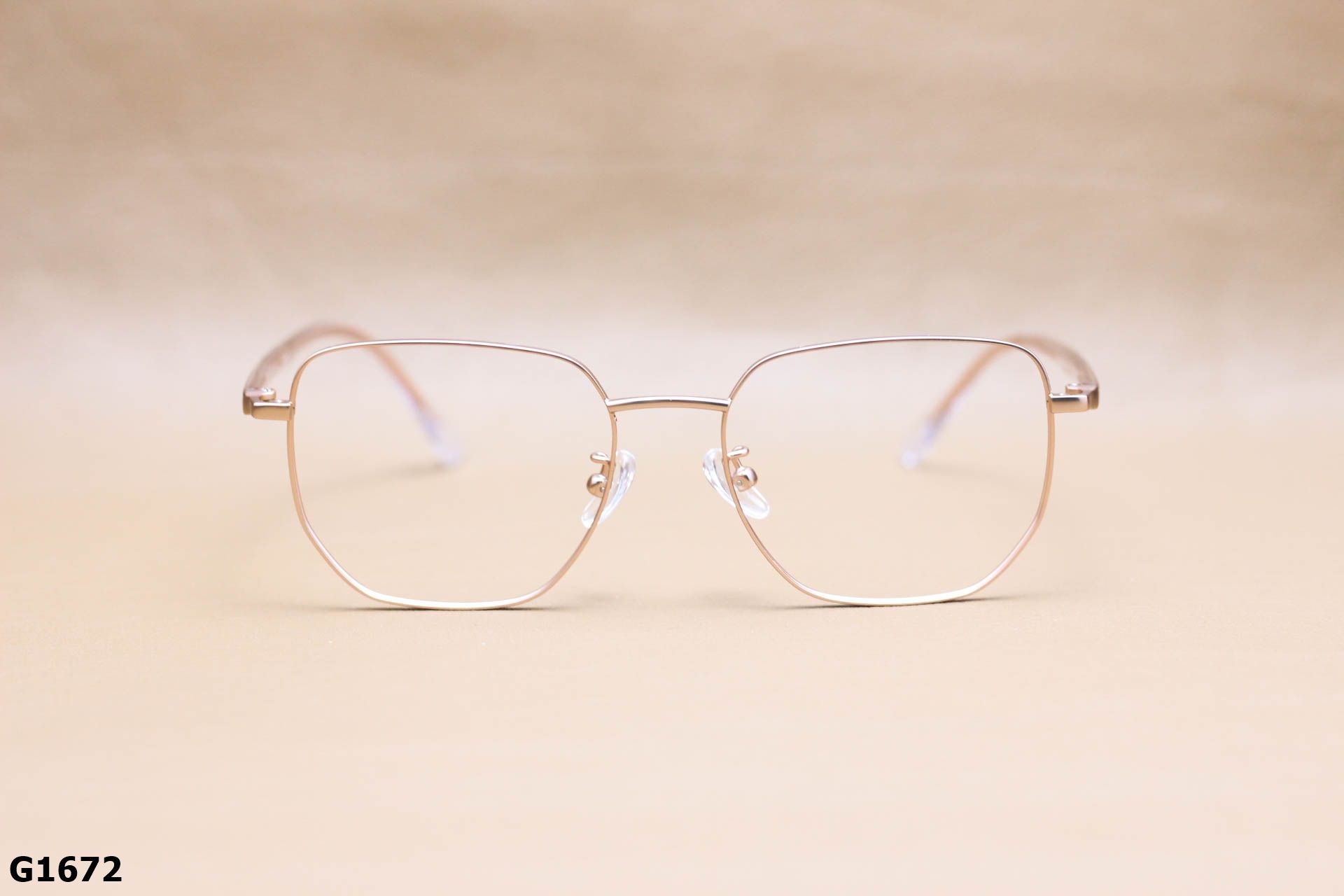 Gọng Kính Cận Hợp Kim Dáng Vuông Góc Cạnh Thời Trang Unisex - G1672