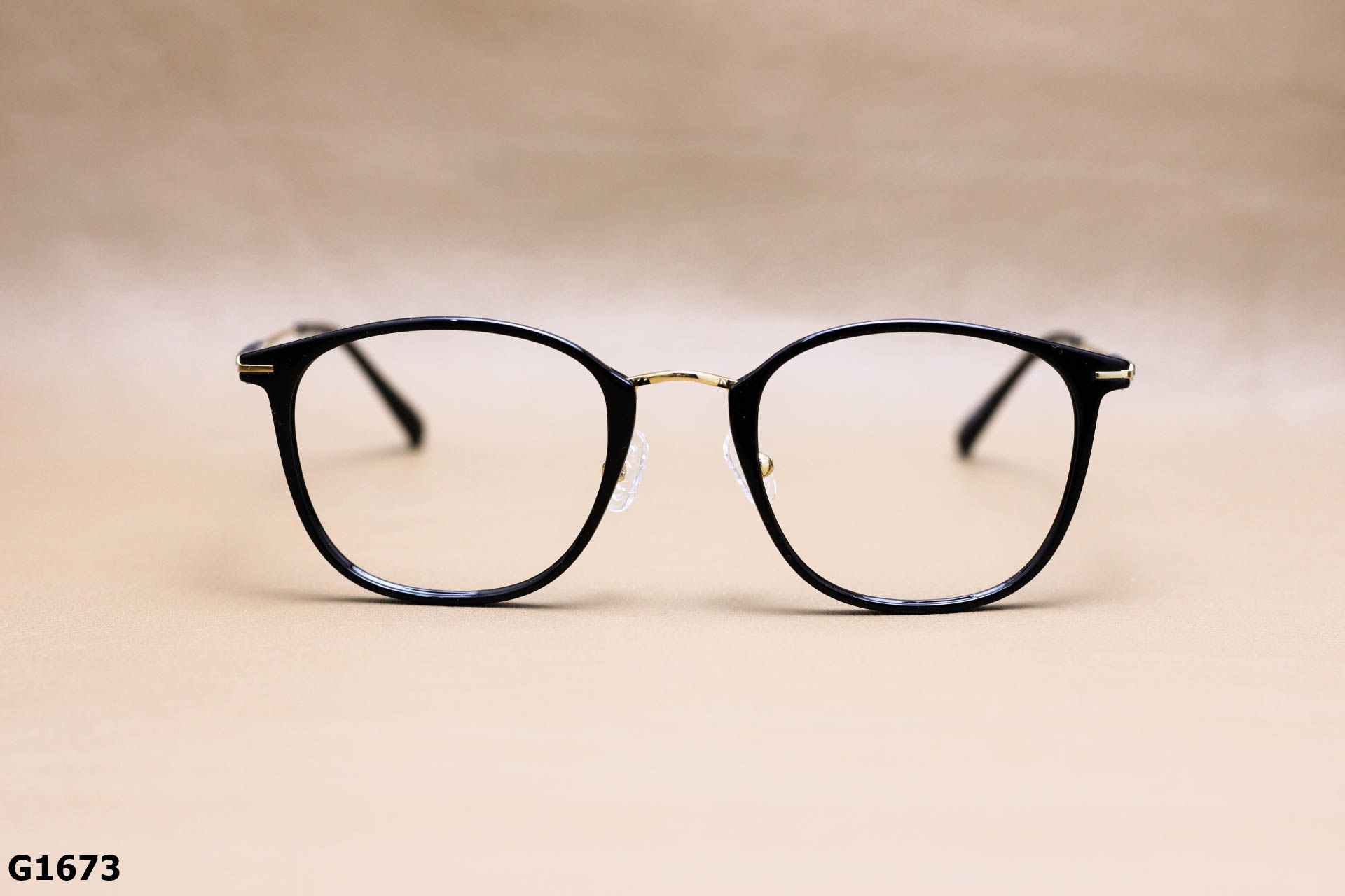 Gọng Kính Cận Nhựa Dẻo TR - Hợp Kim, Dáng Vuông Bầu Unisex - G1673