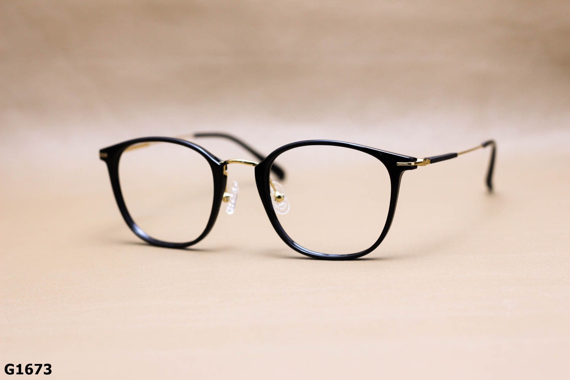 Gọng Kính Cận Nhựa Dẻo TR - Hợp Kim, Dáng Vuông Bầu Unisex - G1673