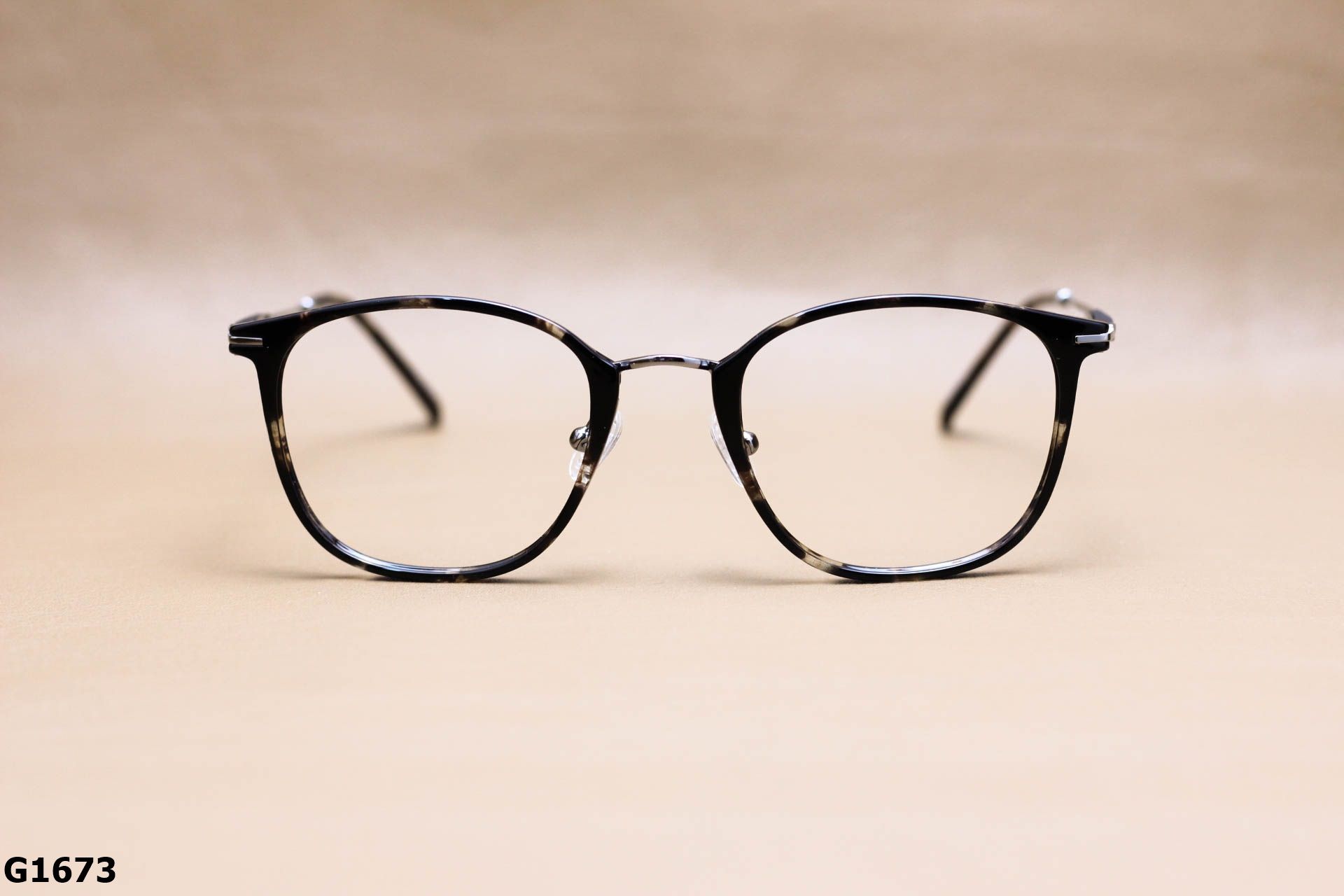 Gọng Kính Cận Nhựa Dẻo TR - Hợp Kim, Dáng Vuông Bầu Unisex - G1673