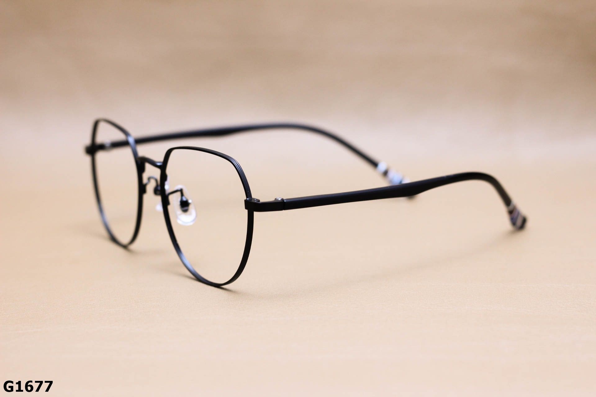 Gọng Kính Cận Lục Giác Thời Trang Unisex, Titanium Cao Cấp Thanh Mảnh - G1677