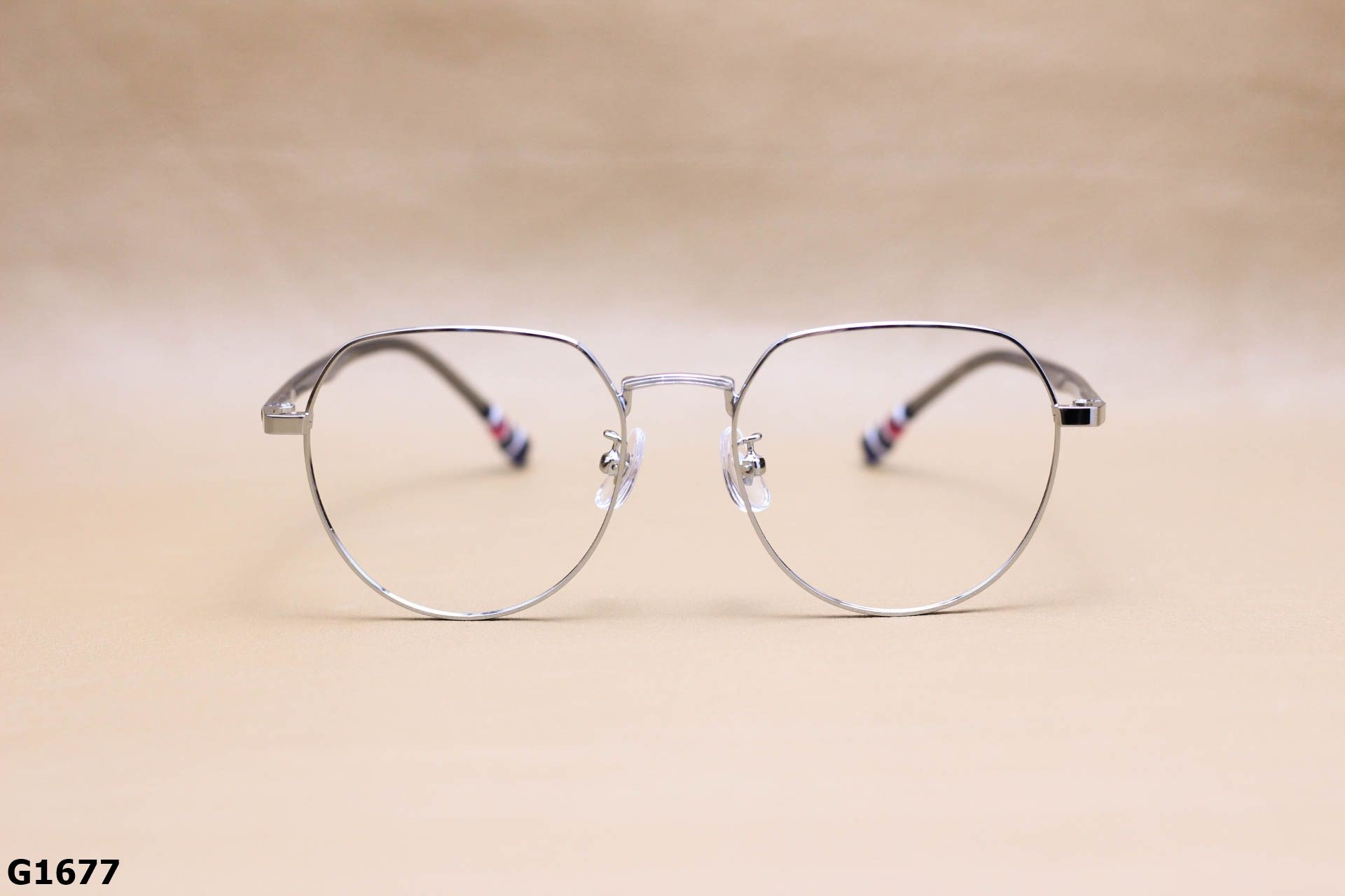 Gọng Kính Cận Lục Giác Thời Trang Unisex, Titanium Cao Cấp Thanh Mảnh - G1677