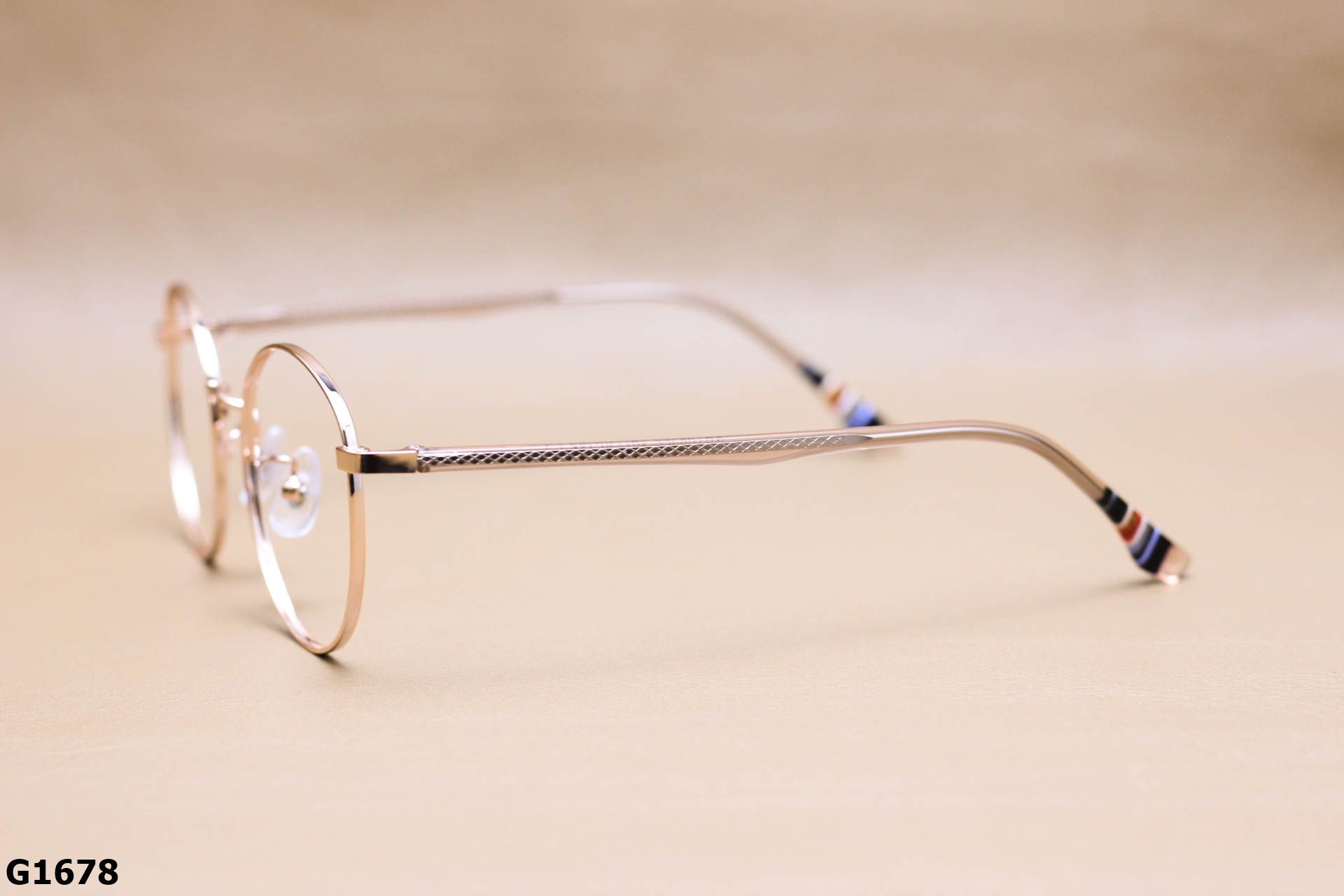 Gọng Kính Cận Tròn Ngố Thời Trang Unisex, Titanium Cao Cấp Thanh Mảnh - G1678