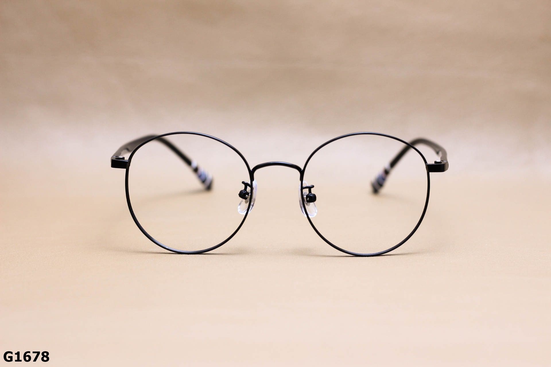 Gọng Kính Cận Tròn Ngố Thời Trang Unisex, Titanium Cao Cấp Thanh Mảnh - G1678