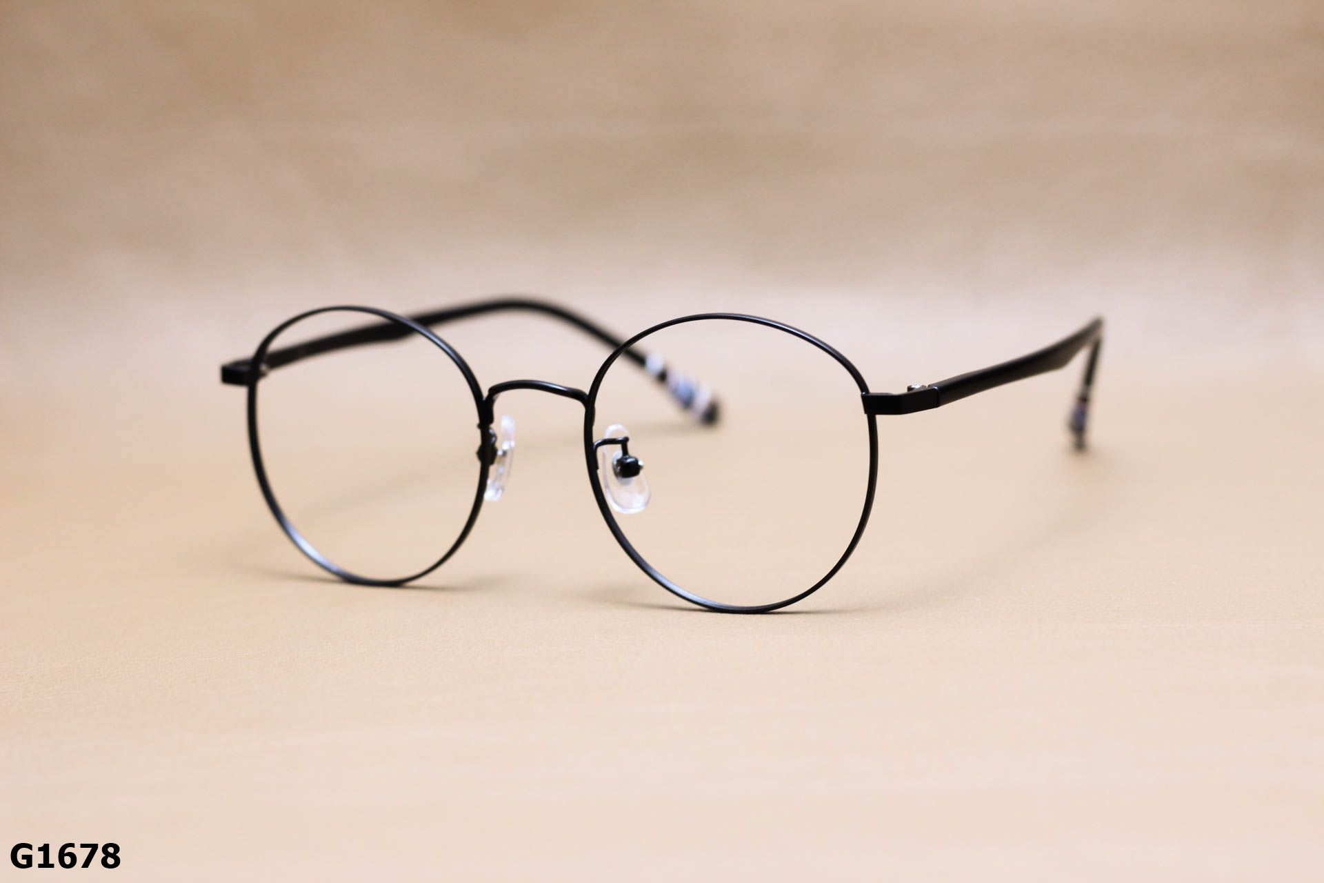 Gọng Kính Cận Tròn Ngố Thời Trang Unisex, Titanium Cao Cấp Thanh Mảnh - G1678