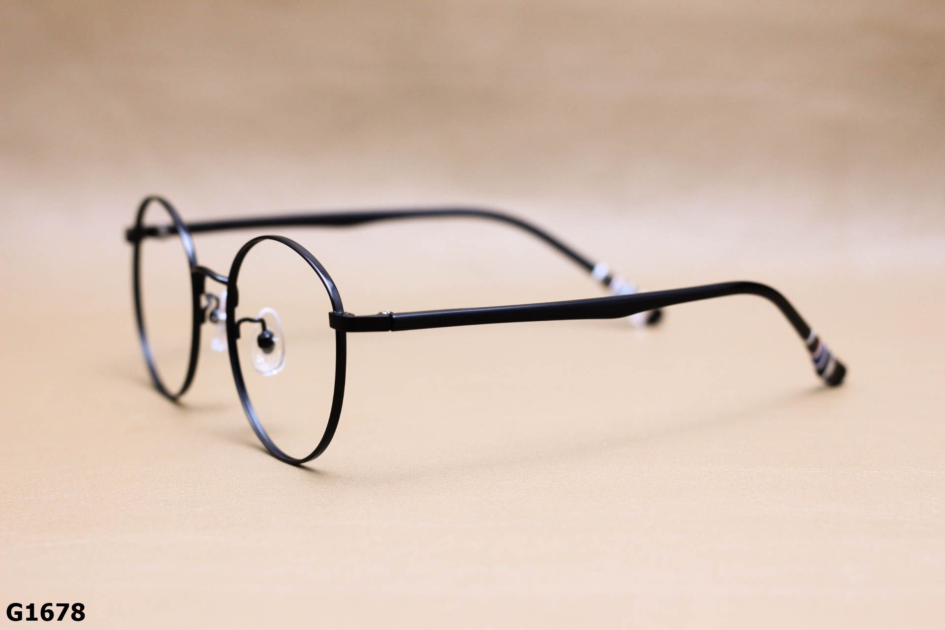 Gọng Kính Cận Tròn Ngố Thời Trang Unisex, Titanium Cao Cấp Thanh Mảnh - G1678