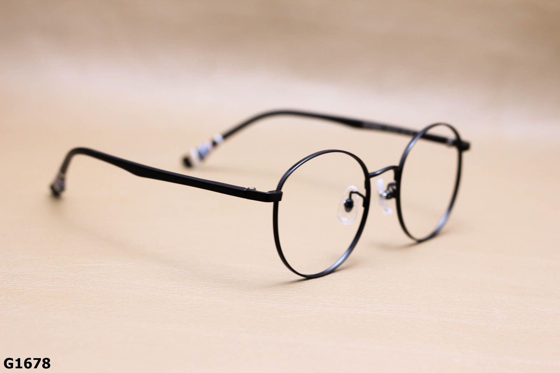 Gọng Kính Cận Tròn Ngố Thời Trang Unisex, Titanium Cao Cấp Thanh Mảnh - G1678
