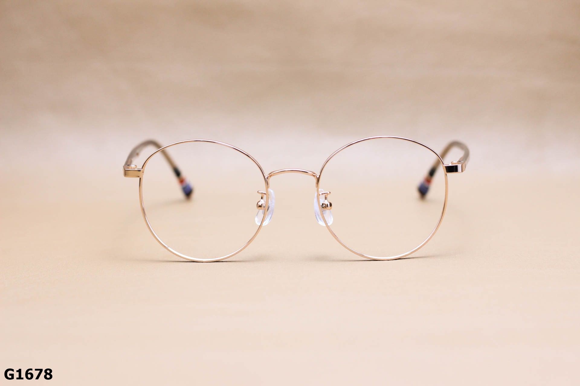 Gọng Kính Cận Tròn Ngố Thời Trang Unisex, Titanium Cao Cấp Thanh Mảnh - G1678